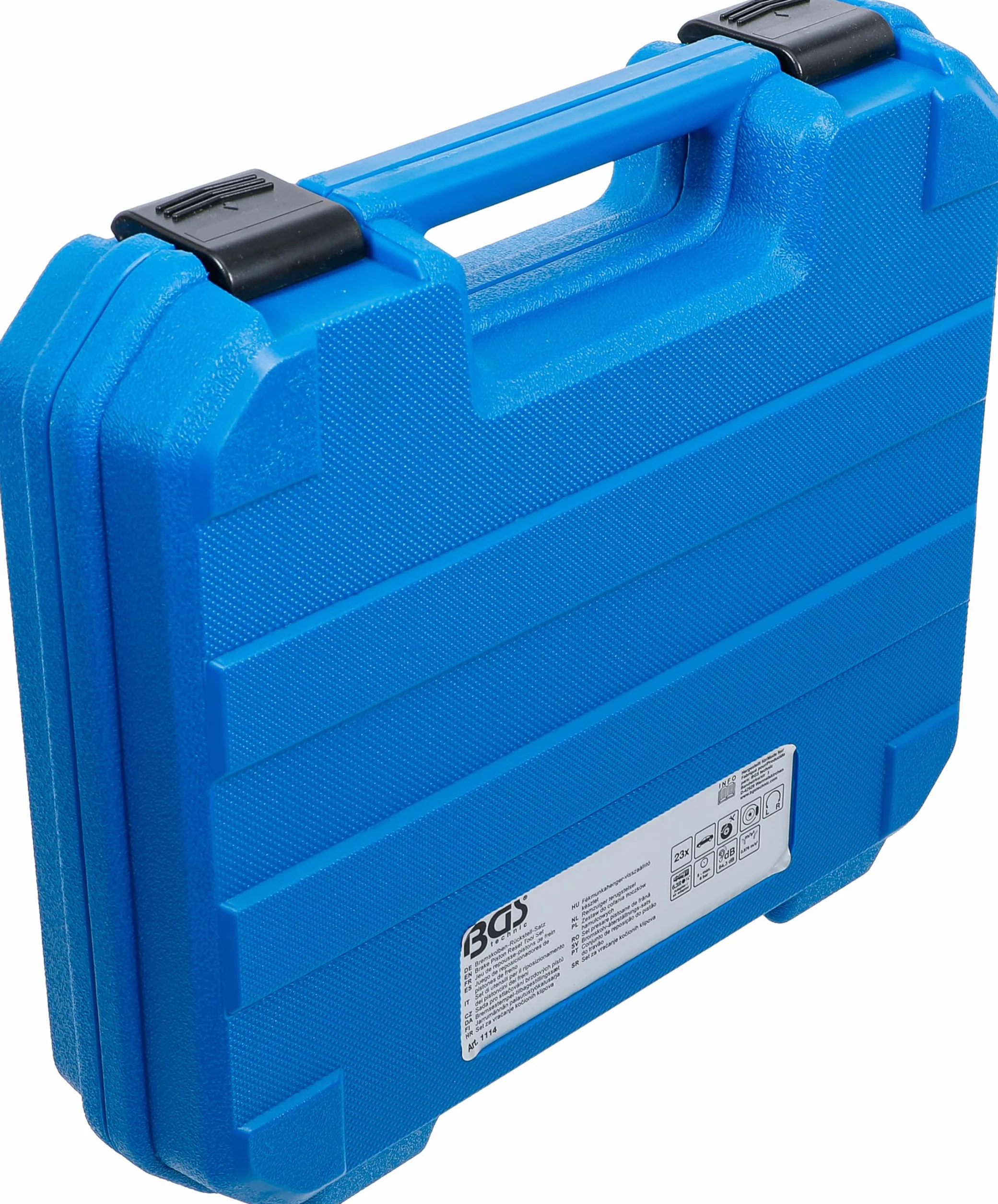 BGS Set di utensili per riposizionamento pistoncini freni 22 pz.