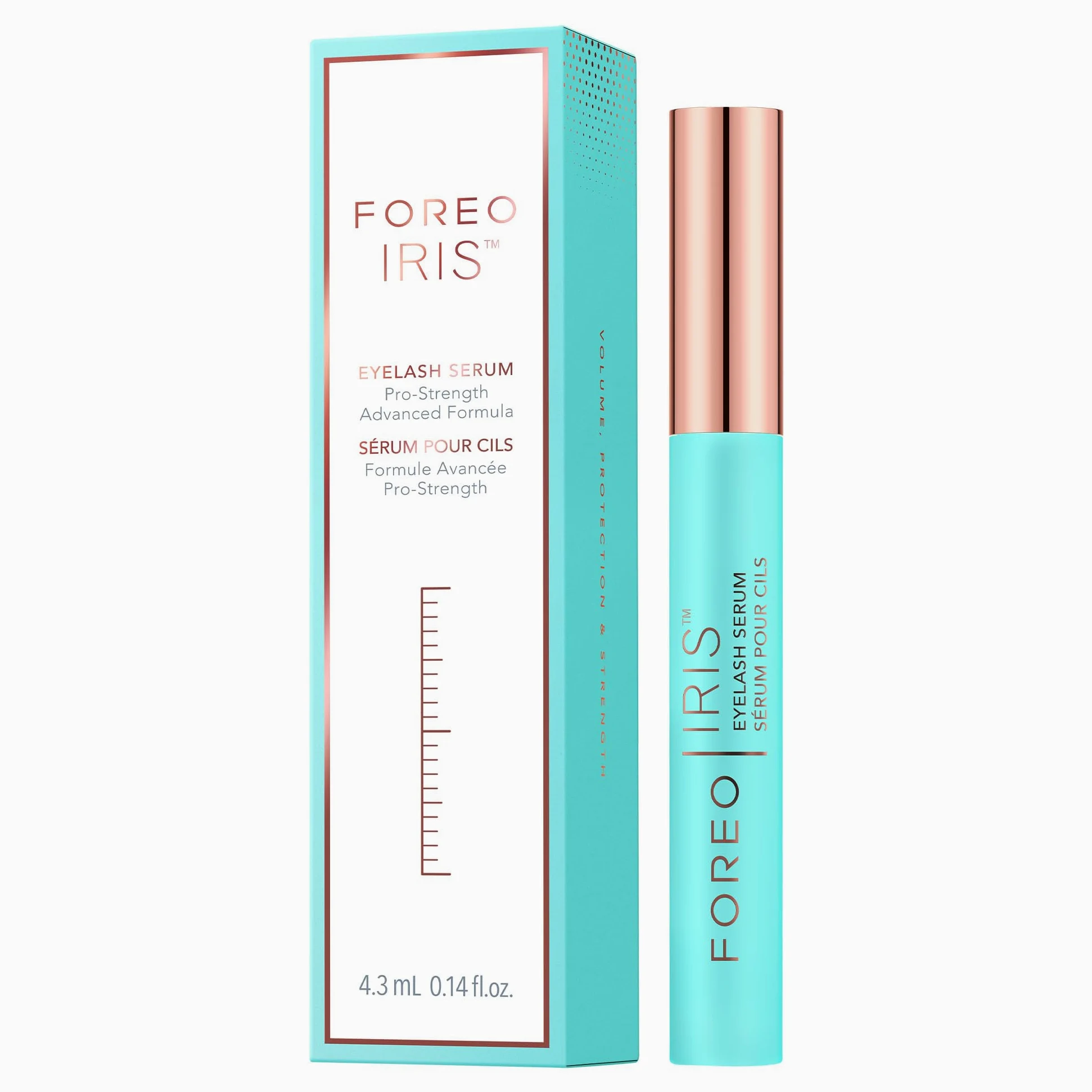 IRIS Siero ciglia - Siero ciglia allungante - Volume, Forza e Protezione - Lash Serum Concentrato - Fitocheratina, Arginina e Acido Ialuronico - Siero Ciglia e Sopracciglia