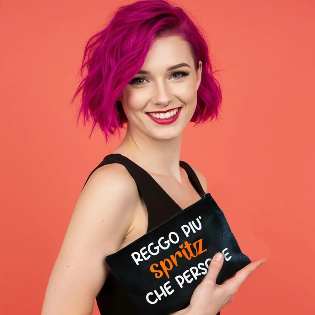 Pochette regalo per amiche, più spritz che persone
