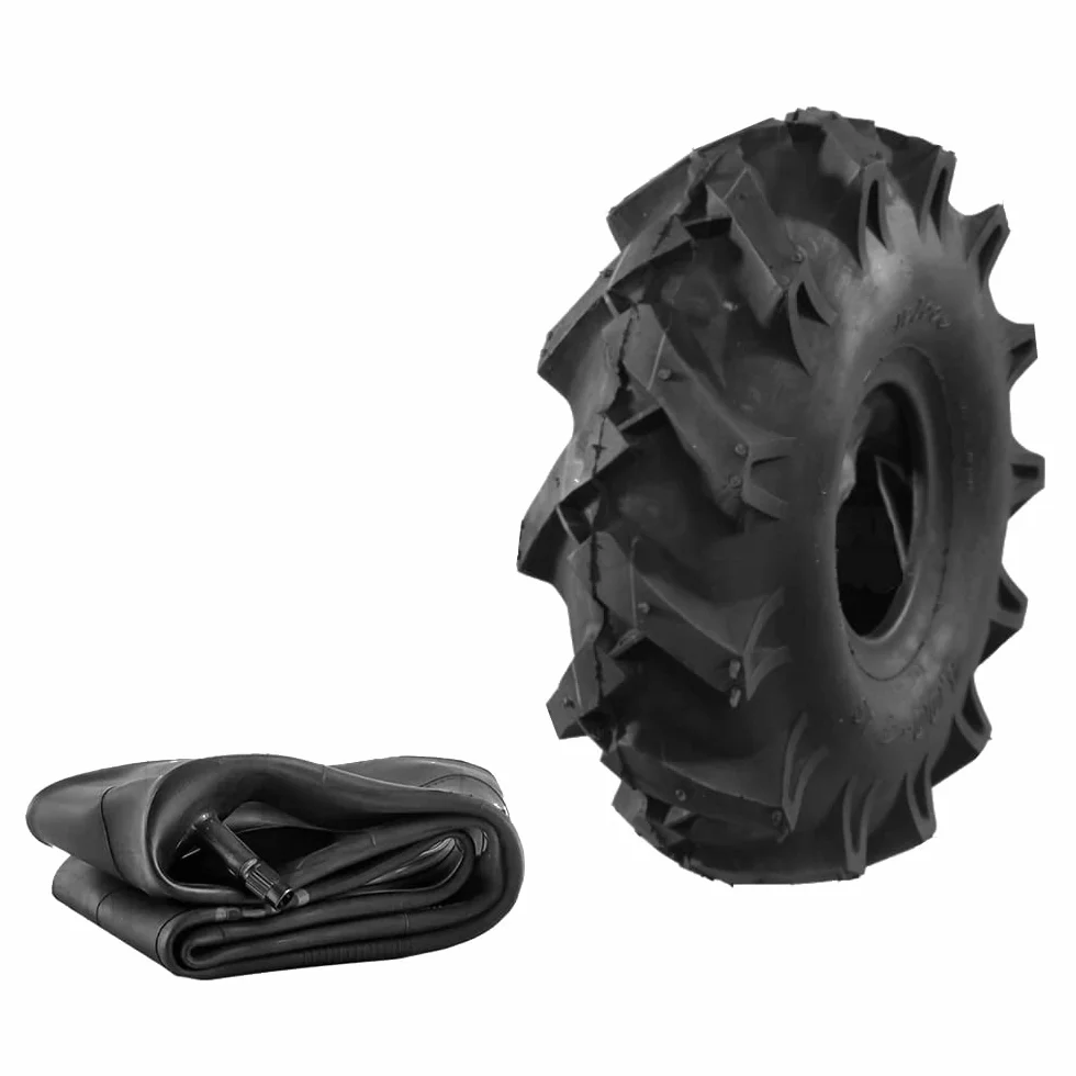 Ecovelo Pneumatico 3.00-4 Copertone 4 PR Tele per Carrelli Agricoli