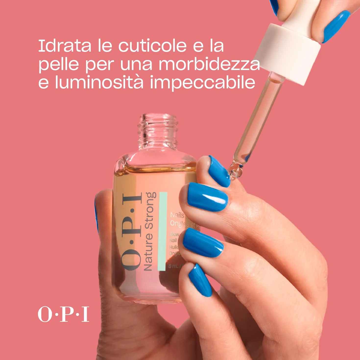 OPI Nature Strong Glow Up Nail and Cuticle Oil with Vitamin E 8ml 15ml 30ml