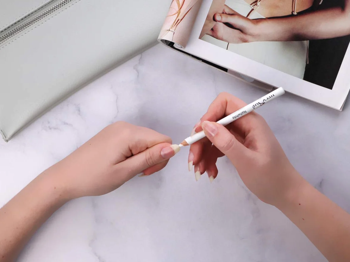 Herome Matita bianca per unghie - crea bellissime punte bianche in modo rapido e semplice (French manicure)