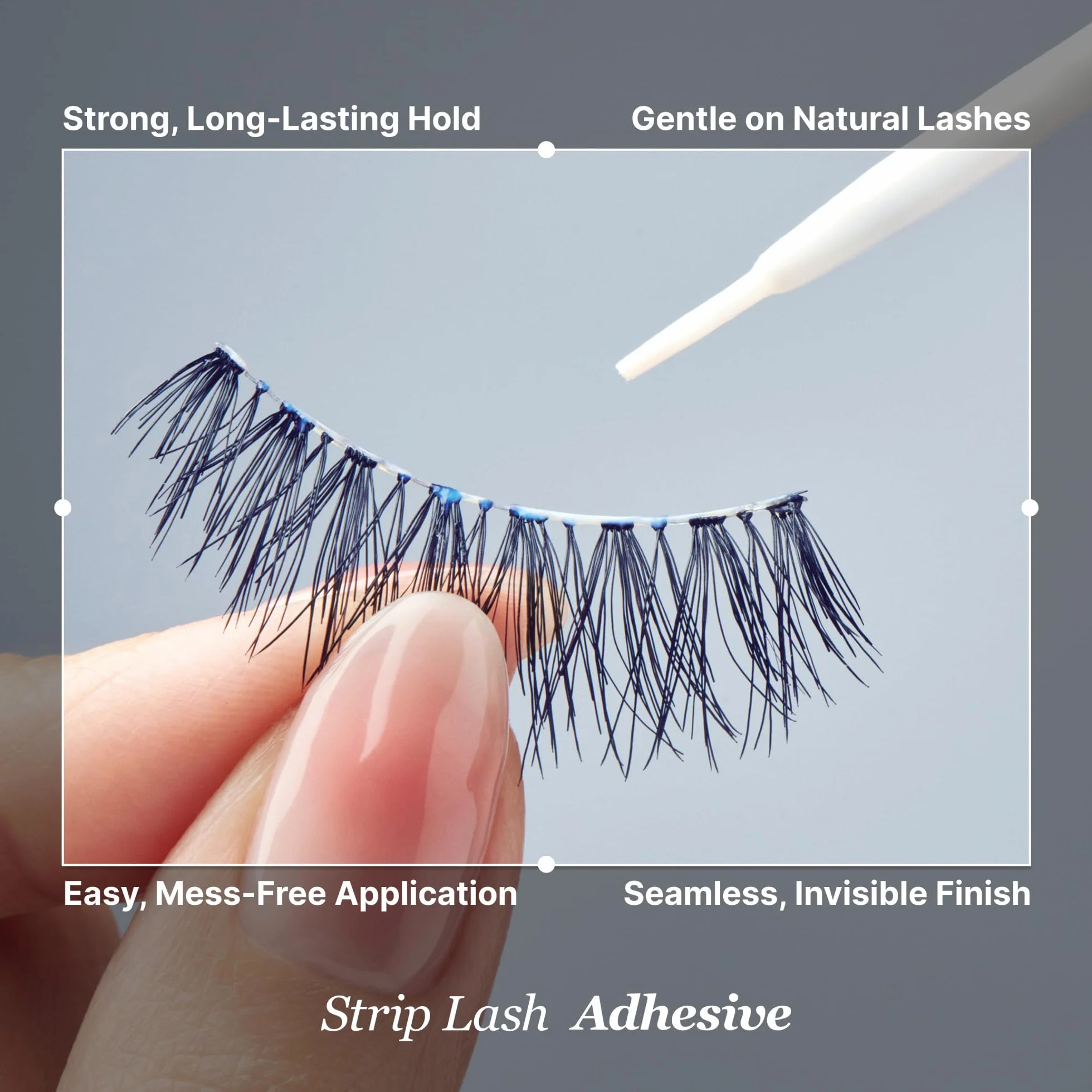 Kiss Products Ever Ez Strip Eyelash Adhesive, Clear, 0.1 Pounds