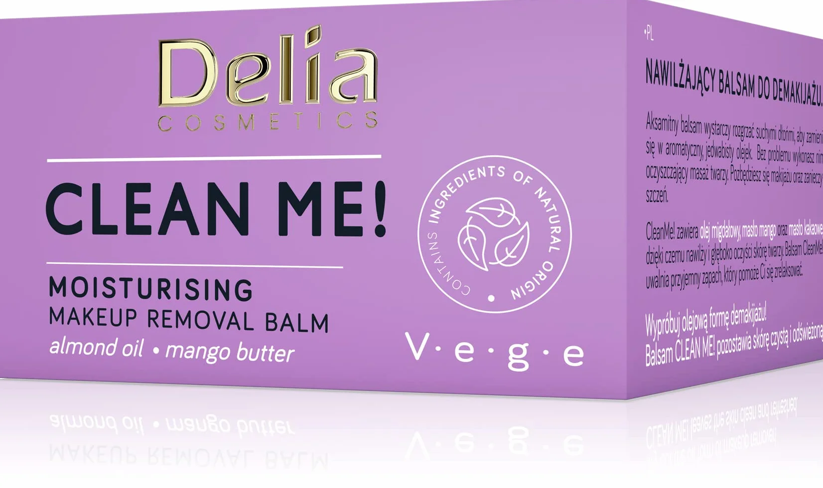 Delia Cosmetics Clean Me Struccante per viso e occhi 40g