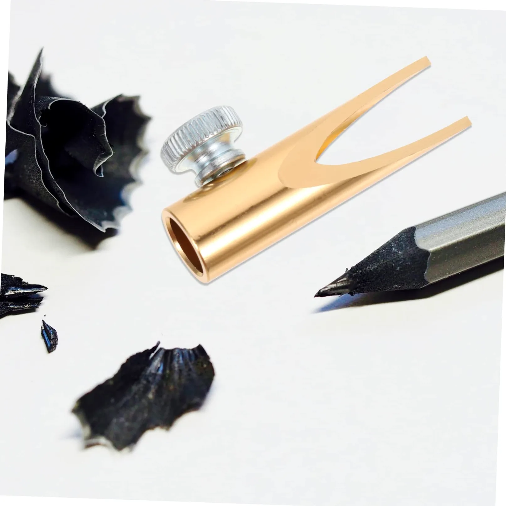 Healeved 5pezzi Temperamatite Manuale Per Matite e Fard Affilatore Doppio Per Matite Colorate e Eyebrow Pencil Design Elegante e Funzionale Per Artist e Studenti