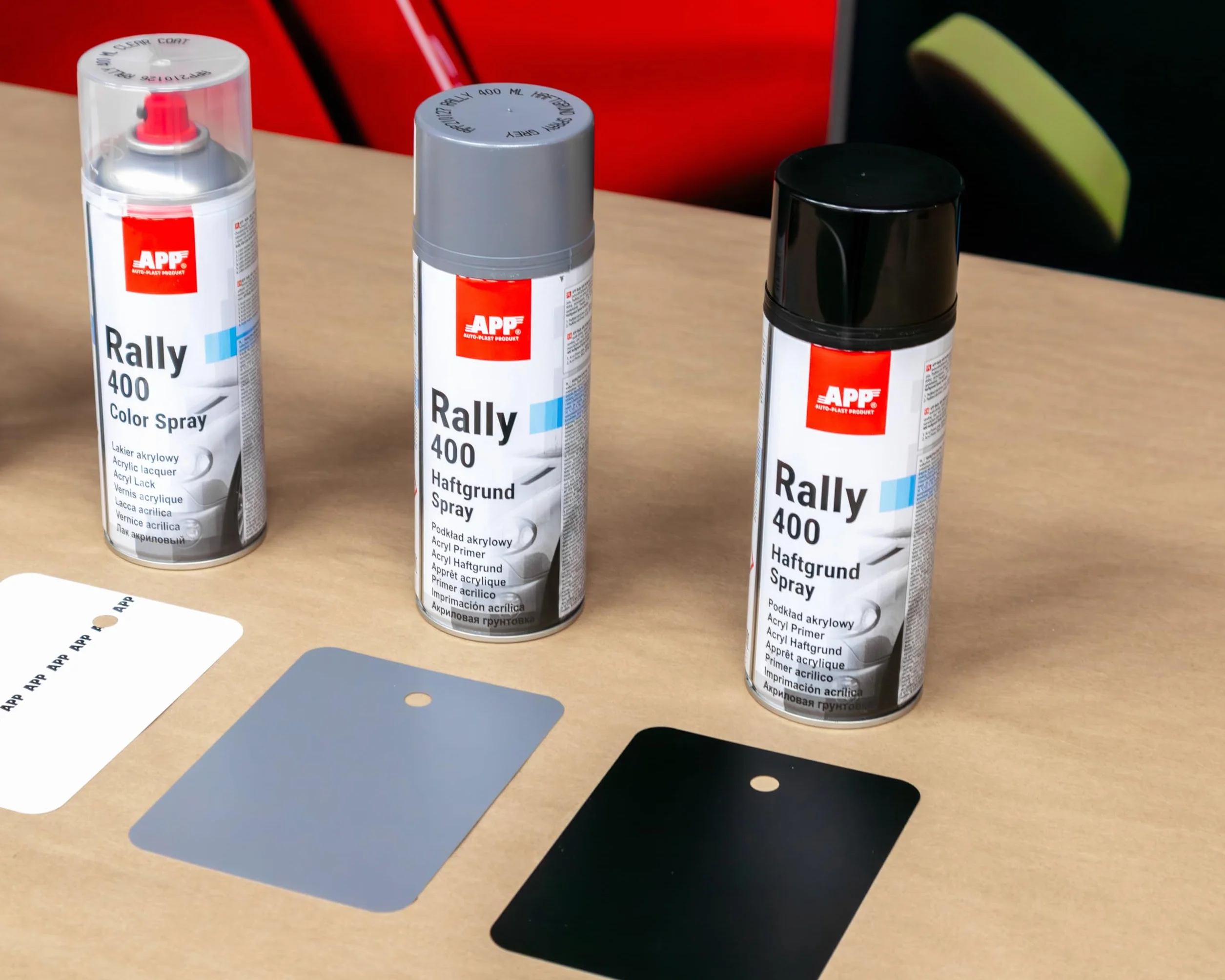 APP Rally 400 Color Spray Vernice trasparente lucida Bomboletta spray 400 ml ad alta copertura