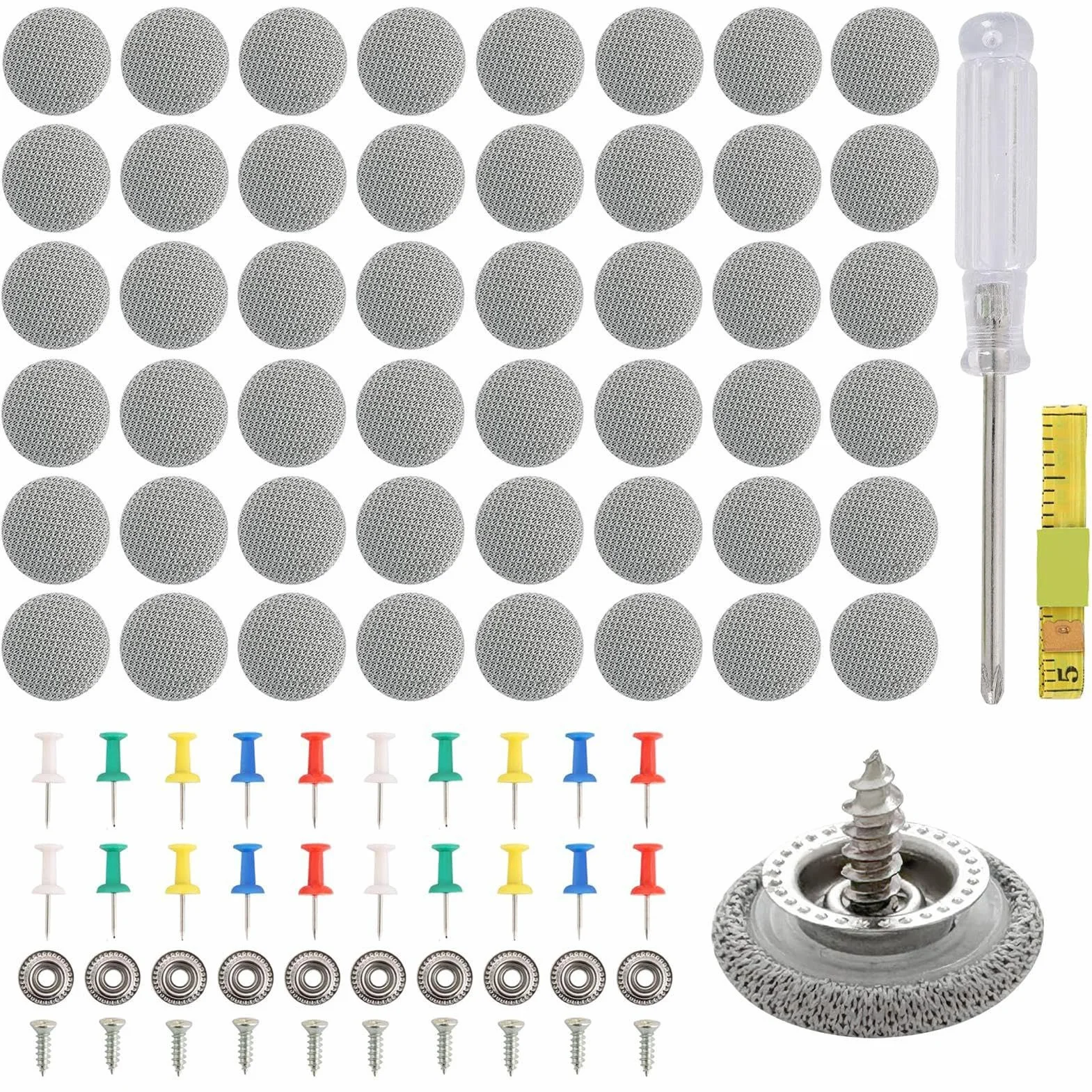 Bottoni Rivetti per Auto Kit Riparazione Cielo con Strumento Installazione Furgone Tetto Apribile