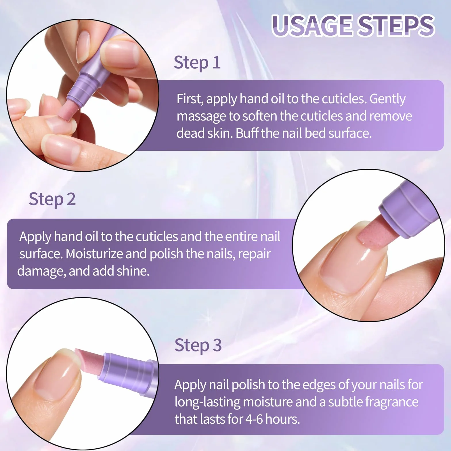 2 Pezzi Pennino 3 in 1 per la Cura di Cuticole e Unghie, Penne Liquide per Rimozione Cuticole, Penna Olio per Cuticole Unghie per Unghie Secche, Screpolate e Danneggiate