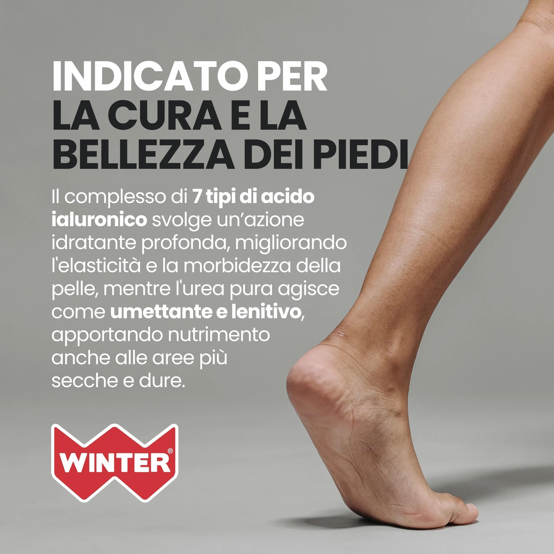 Calze Monouso Esfolianti Hyaluronic Foot Care Winter 1 Paio | Maschera Piedi Esfoliante con Urea e Acido Glicolico per Talloni Screpolati e Pelle Morbida | Scrub Piedi con 7 Tipi di Acido Ialuronico