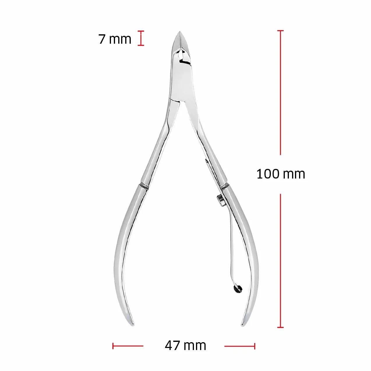 ZWILLING Tronchesino per cuticole (per rimuovere le cuticole sporgenti, bordo tagliente per un taglio preciso), lucido, argento, 100 mm