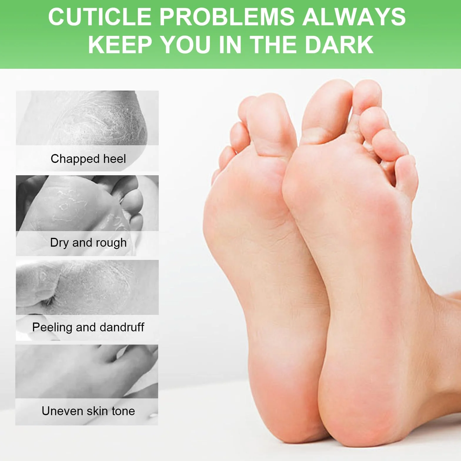 2 Paia Maschera Piedi Esfoliante, Maschera Piedi Idratante, Maschera Esfoliante Piedi, Rimozione di Calli e Pelle Morta Piedi, Scrub Piedi per Piedi Lisci e Morbidi (Aloe Vera)
