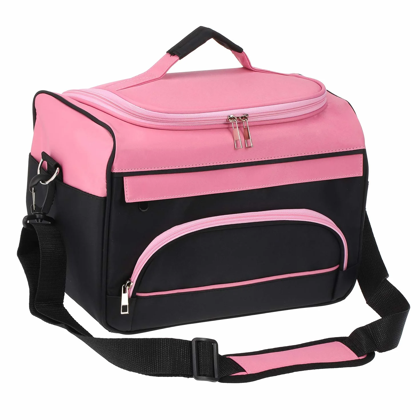 Borsa per attrezzi da parrucchiere, custodia portatile, borsa a tracolla per salone di parrucchiere professionale per parrucchieri, asciugacapelli, ferro per lisci, forbici e pettine