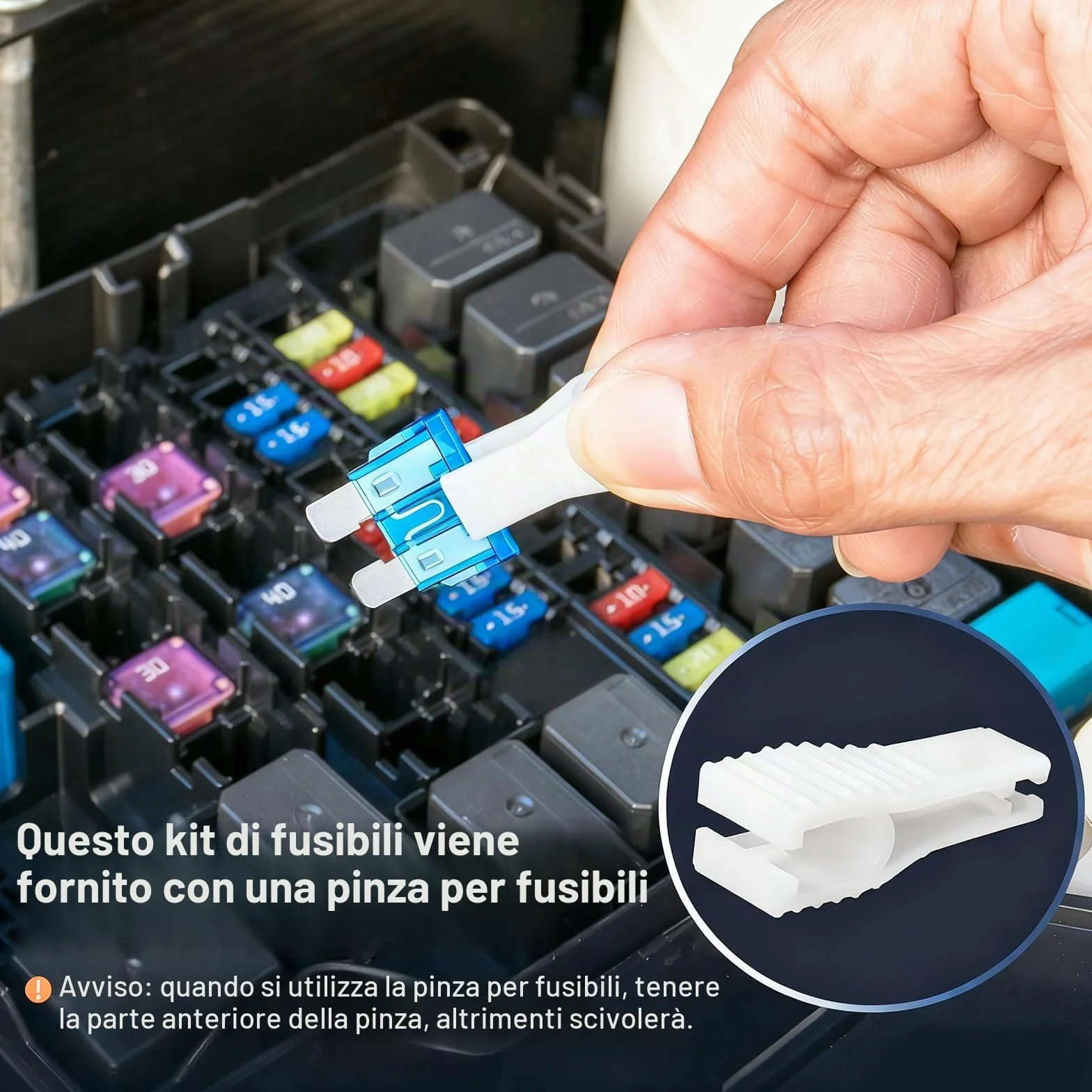 JOREST 120 fusibili auto set con estrattore – 2A-40A per auto camper camion moto