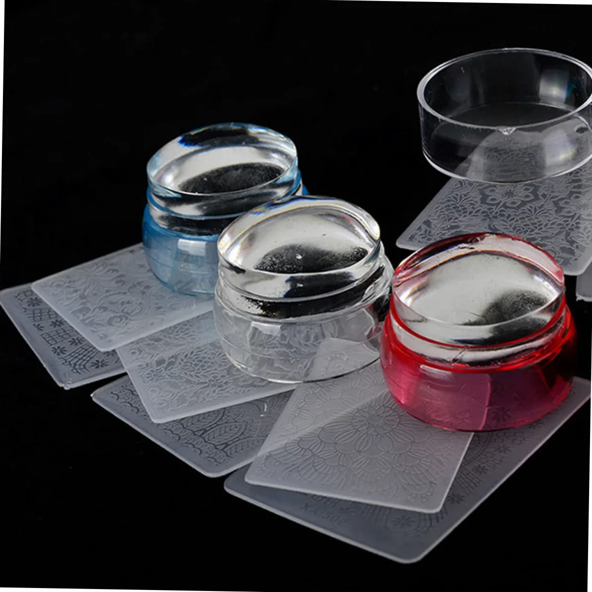 Housoutil 9sets Stamper Per Nail Art Per Unghie Design Per Festival e Speciali Per Manicure e Decorazioni Unghiali