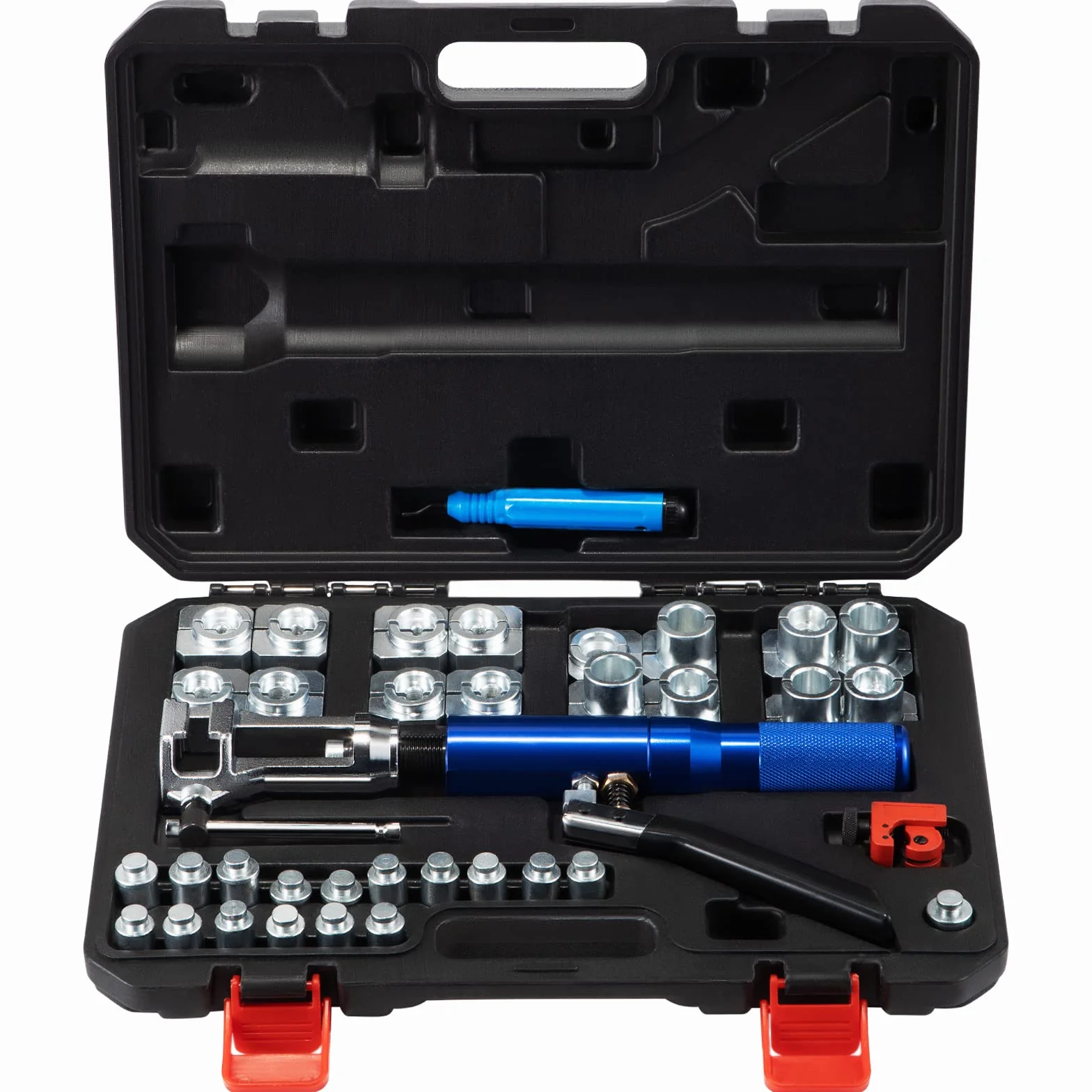VEVOR Strumento di inceppamento 45° Cono Bloccato Set 1/4" 5/16" 3/8" Espansore Tubo Idraulico