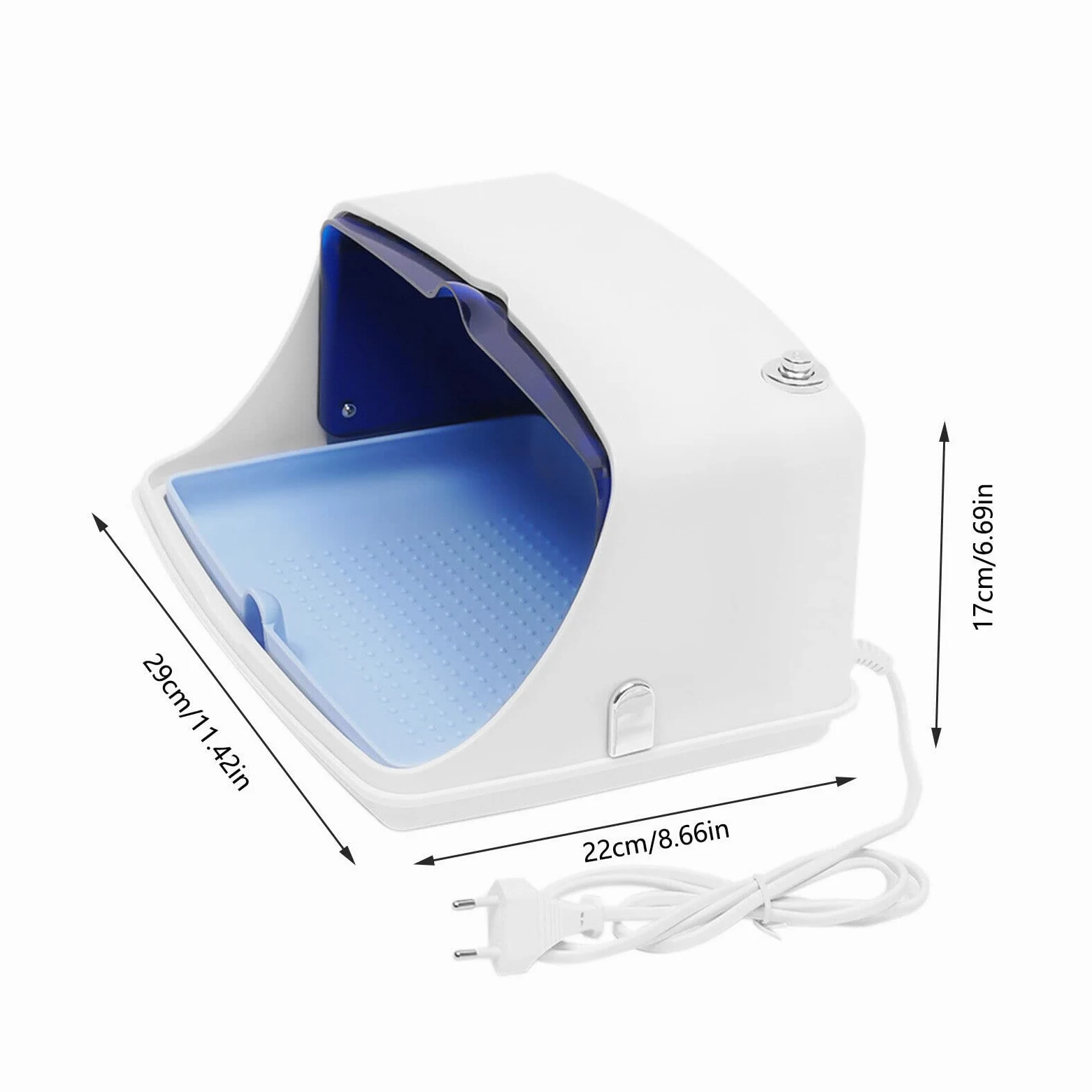 Scatola di disinfezione UV UV LED sterilizzazione Sterilizzatore Salone Unghie con Una Piastra Rimovibile Fornita per Strumenti Manicure
