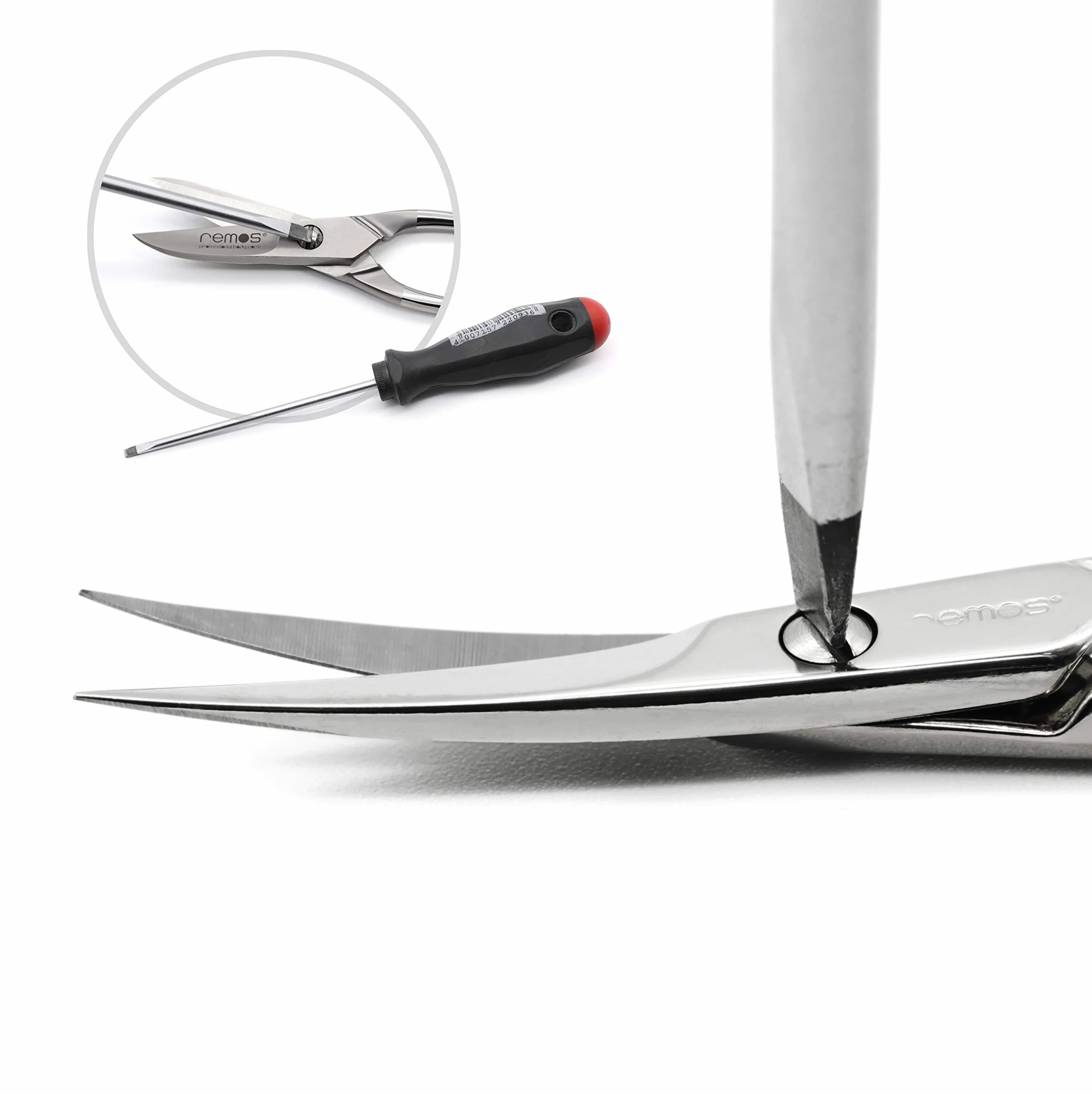 REMOS Forbici per unghie in acciaio inossidabile 9,5 cm INOX