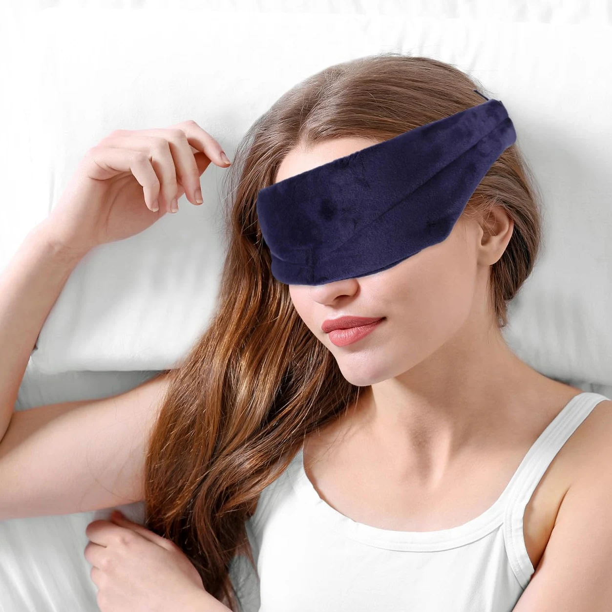 Ipetboom 3pezzi Maschera Per Occhi Con e Confortevole Per Viaggi Yoga e Sonno Profondo Profondo