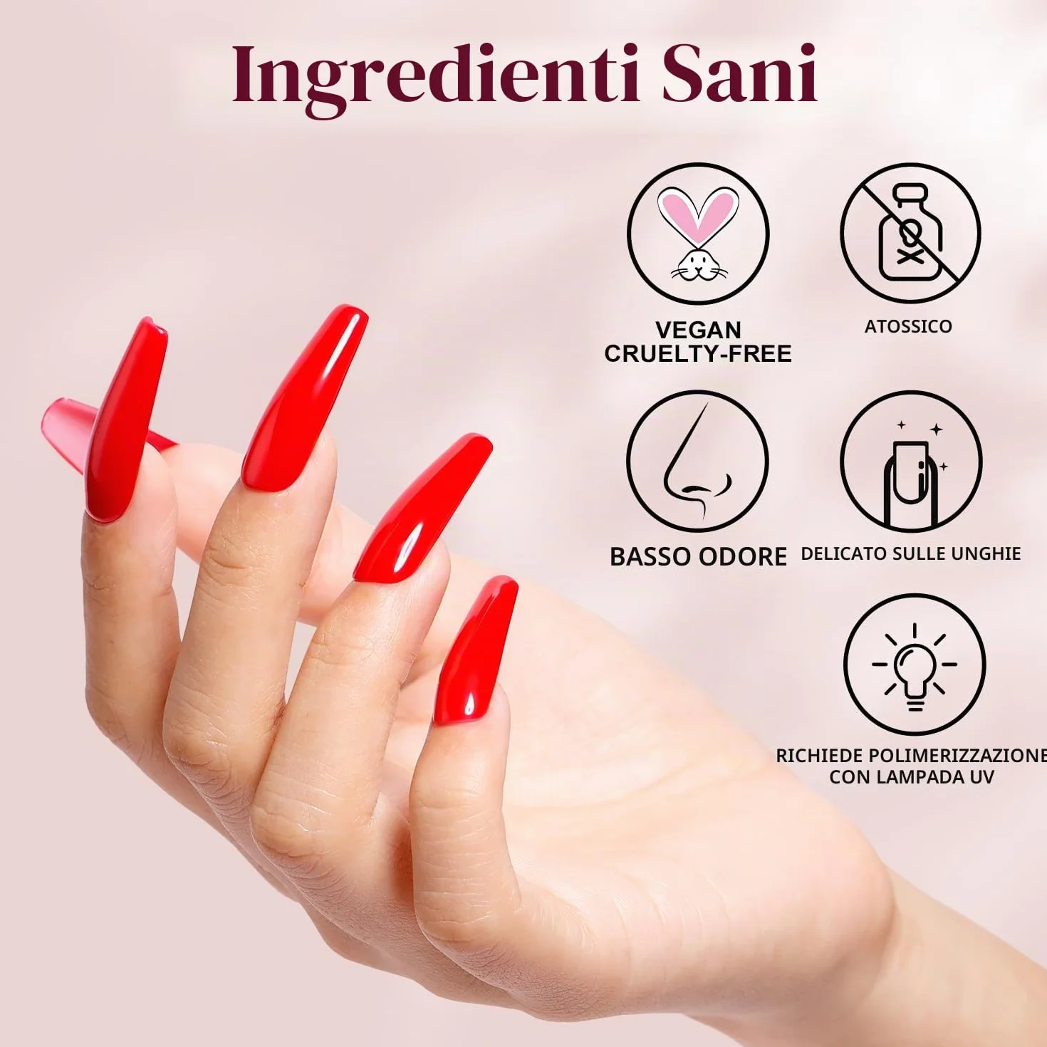 AIMEILI Base e Top Coat Semipermanente Smalto per Unghie in Gel UV LED Soak Off Kit Senza HEMA 10ml