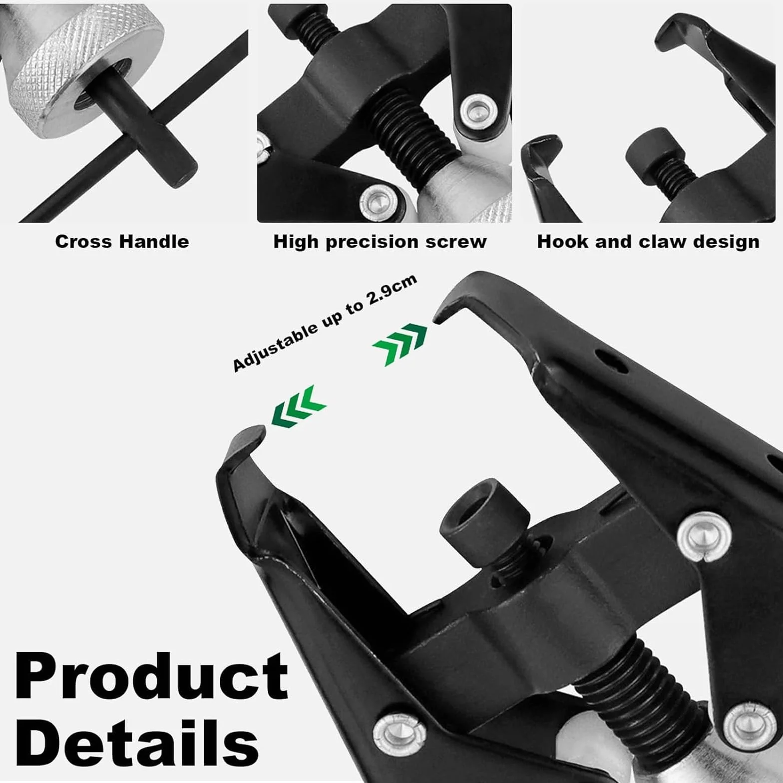 Estrattore Tergicristallo Auto Universale Regolabile 9-30mm 3 Pezzi