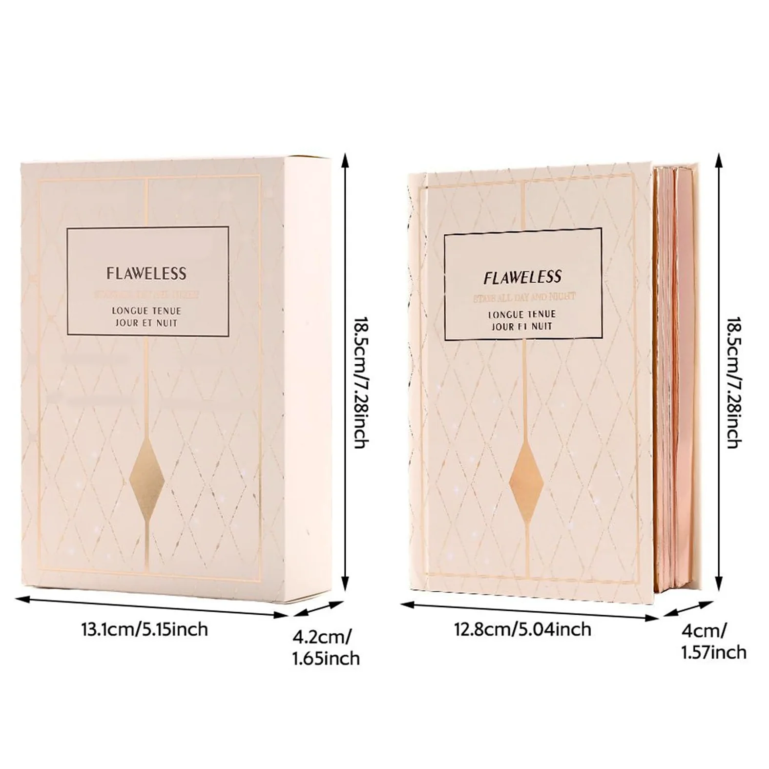 Palette Di Ombretti Per Gli Occhi 48 Colori Opaco Brillante Illuminante | Palette Ombretti Forma Libro Ideale Per Donne E Ragazze Per Halloween Uso Quotidiano Feste E Viaggio