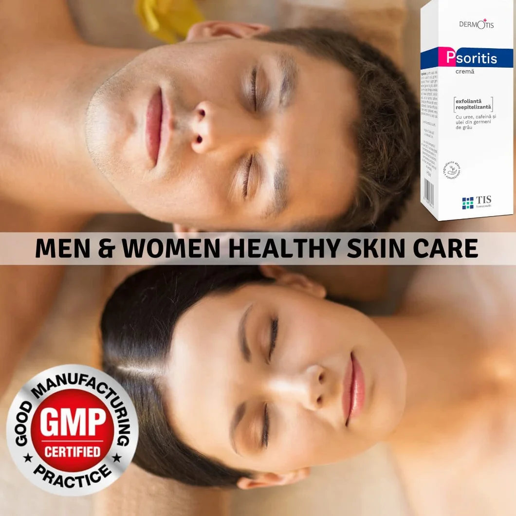 TIS Crema Urea 7%, per Eczemi, Pelle sogeto a Psoriasi, Cheratosi - Guarigione Delle Ferite - Pelle Secca, Screpolata e Ruvida - Mani, Piedi, Unghie, Gomiti, Ginocchia - Caffeina, Vit A