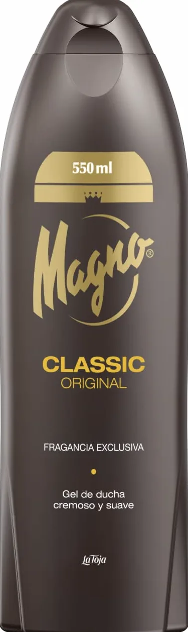 Magno - Gel doccia Classic - confezione da 6 da 550 ml (3.300 ml) - Cremoso e piacevole - La sua fragranza non ti lascerà indifferente