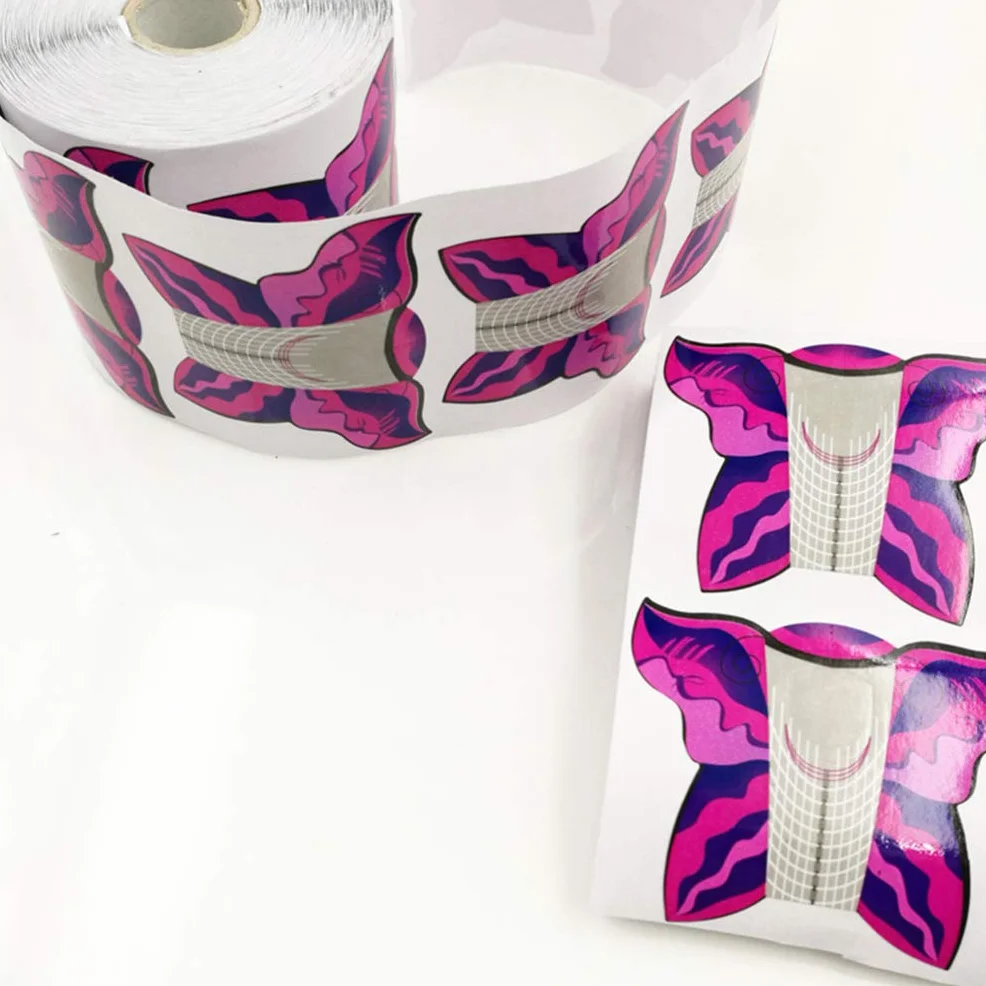 FRCOLOR Cartine Per Ricostruzione Unghie Estese 100 Pezzi Con Numeri Guida Strumento Per Unghie Gel Uv Accessori Nail Art Professionale E Uso Domestico