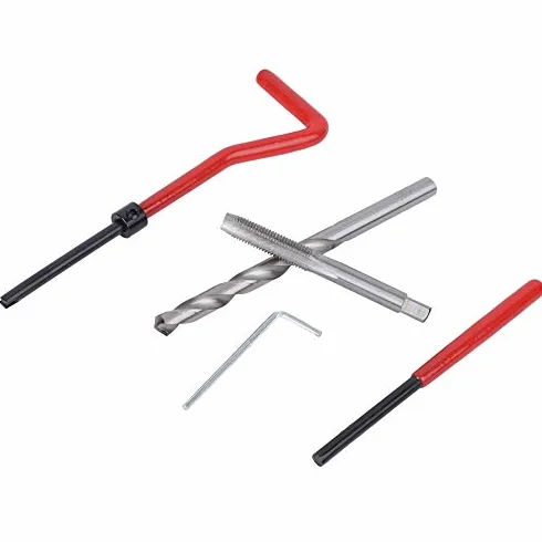 M7 Inserti di Riparazione Filettatura, Kit 25 Pezzi, Inserti Metrici 7 mm, Scatola di Plastica