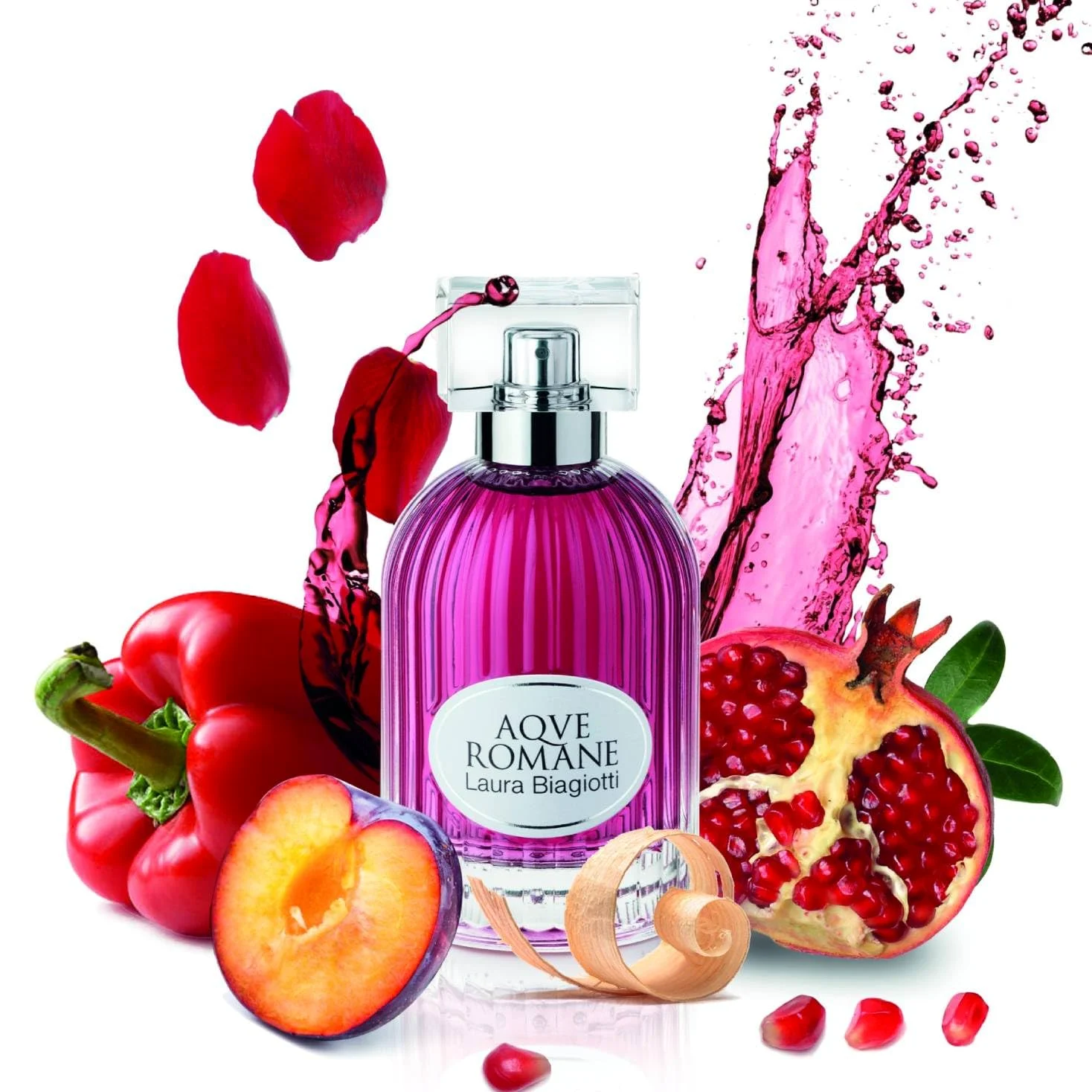 Laura Biagiotti Aqve Romane Uva Dulcius Eau de Toilette Spray Donna, Fragranza Fruttata Floreale, 100 ml
