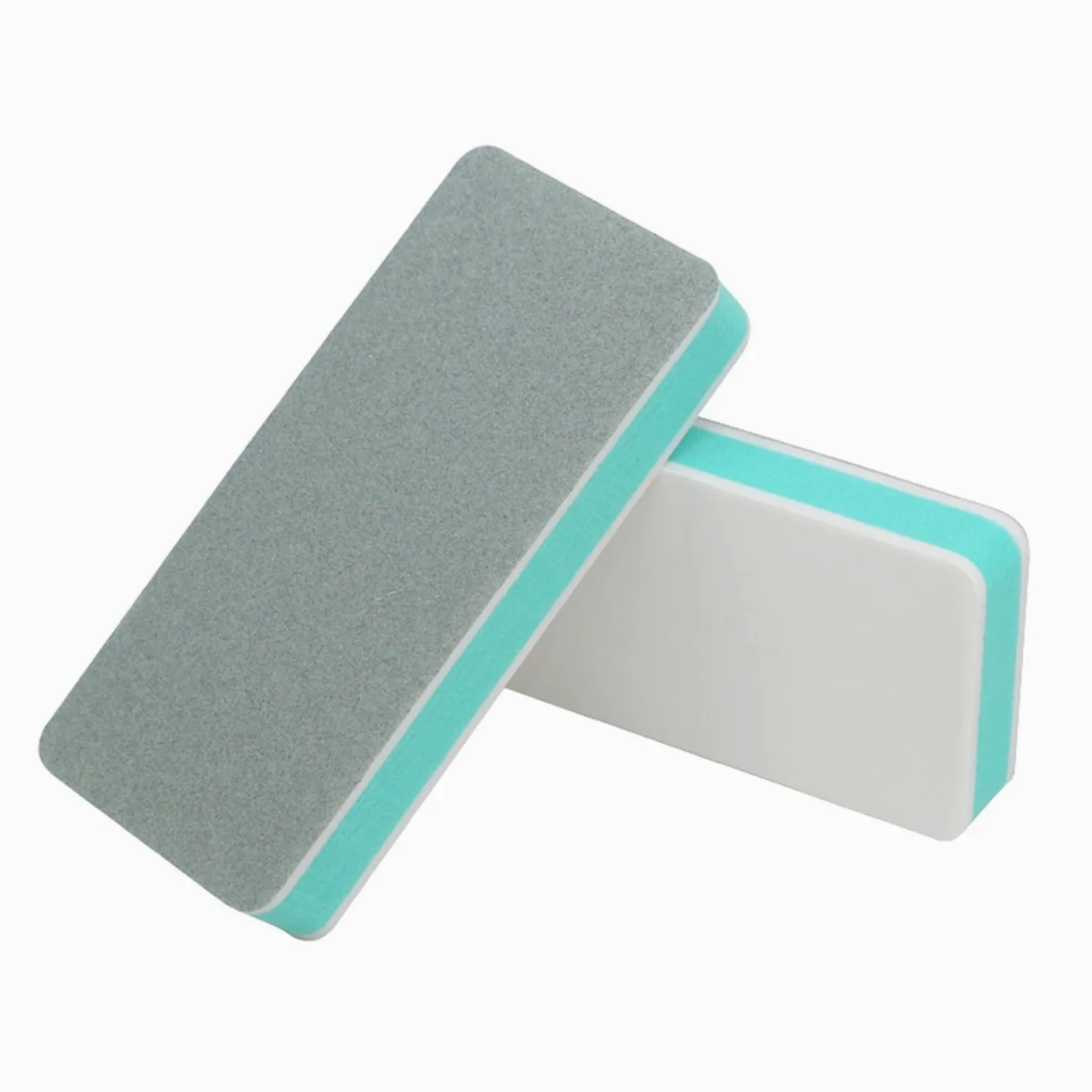 Kit per la Cura delle Unghie Emery Boards con Nail Lime for Unghie da 60 Pezzi Lime for Unghie Professionali Spugna for lucidatura Levigatura(Blauw)
