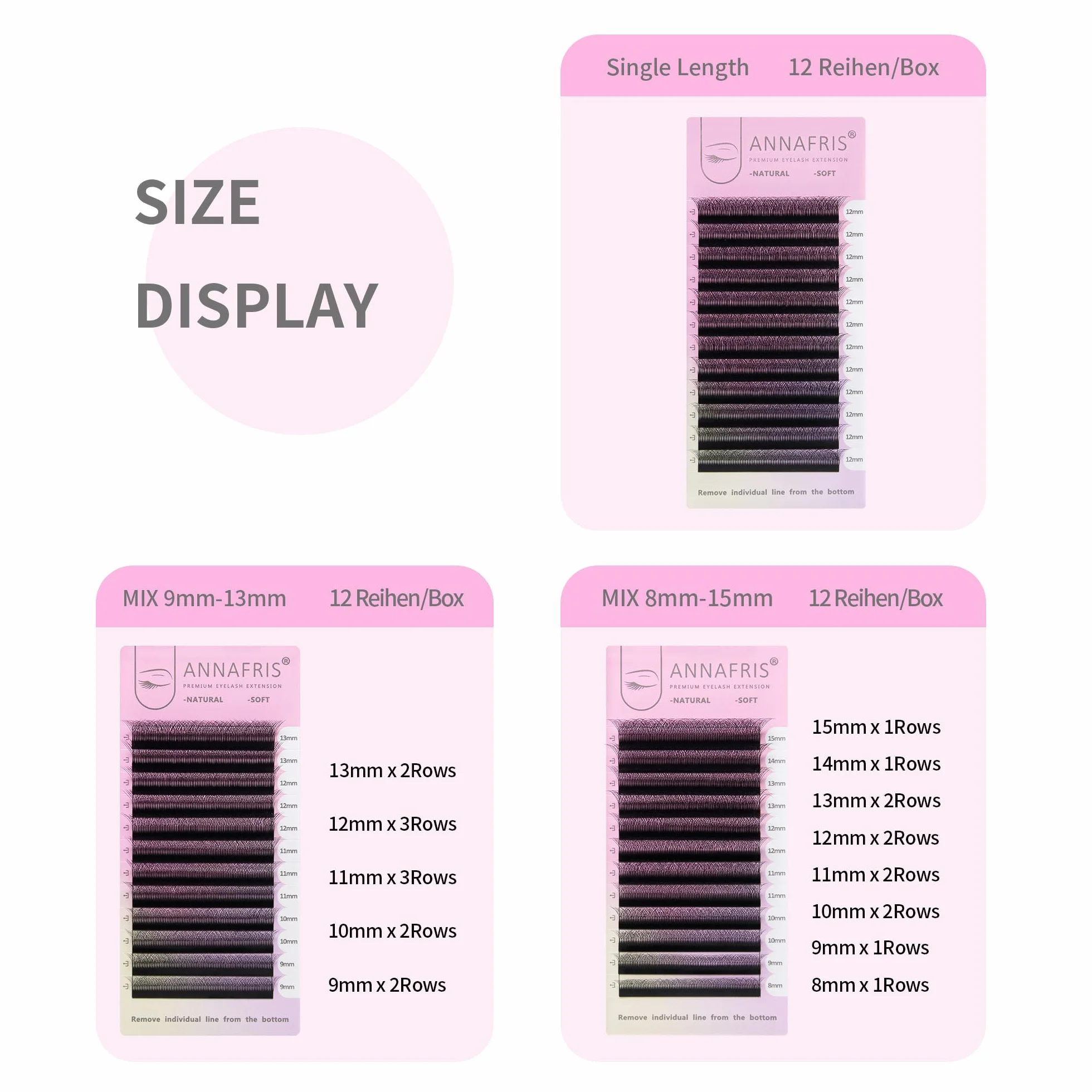 6D W Extension Ciglia 0.07 C 8-15mm Premade Fan Lash Russian Volume Eyelash Extension