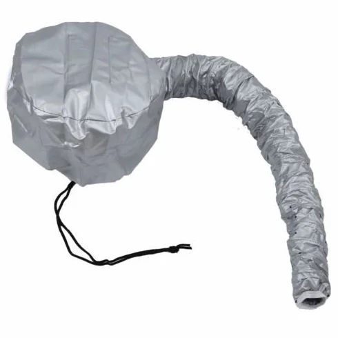 Casco per Asciugatura Cuffia Asciugacapelli con Elastico Grigio