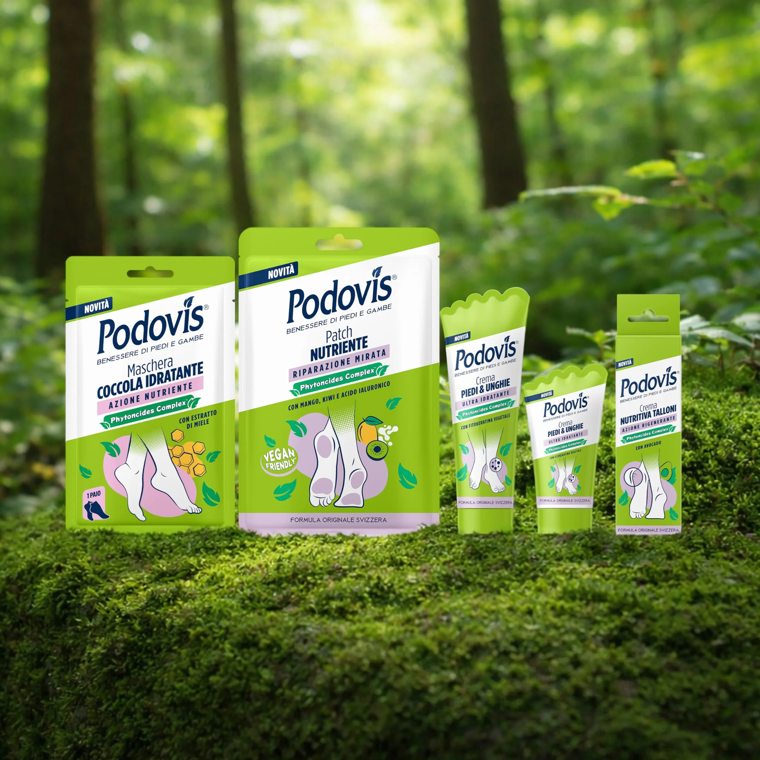 Podovis, Crema Rigenera Talloni Screpolati - Crema per Piedi Secchi e Screpolati, Risultati in 2 Giorni, Formula con Agenti Emollienti e Avocado, Pelle Idratata ed Elastica, 75 ml
