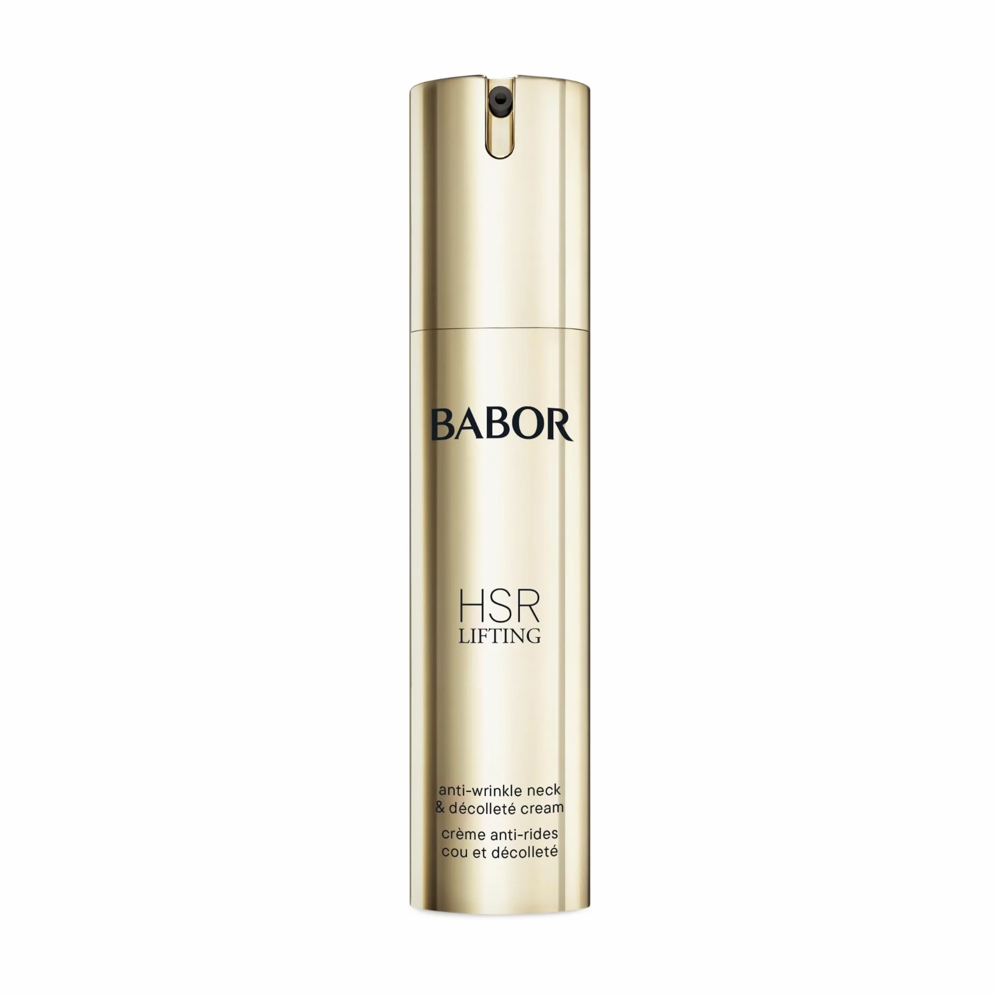 BABOR HSR LIFTING Neck & Décolleté Cream, Crema anti-età per collo e décolleté, Con burro di karité e pantenolo, 1 x 50ml