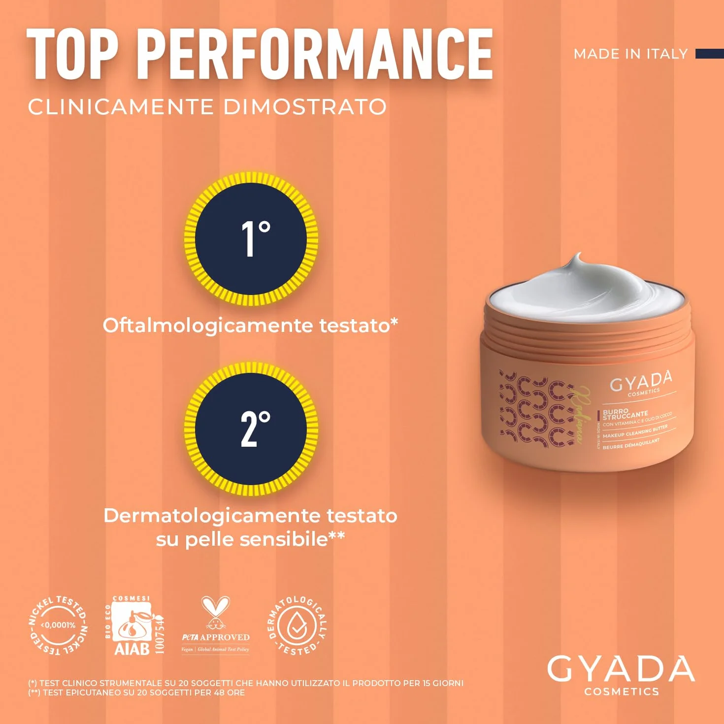 Gyada Cosmetics Radiance Burro Struccante 200 ml