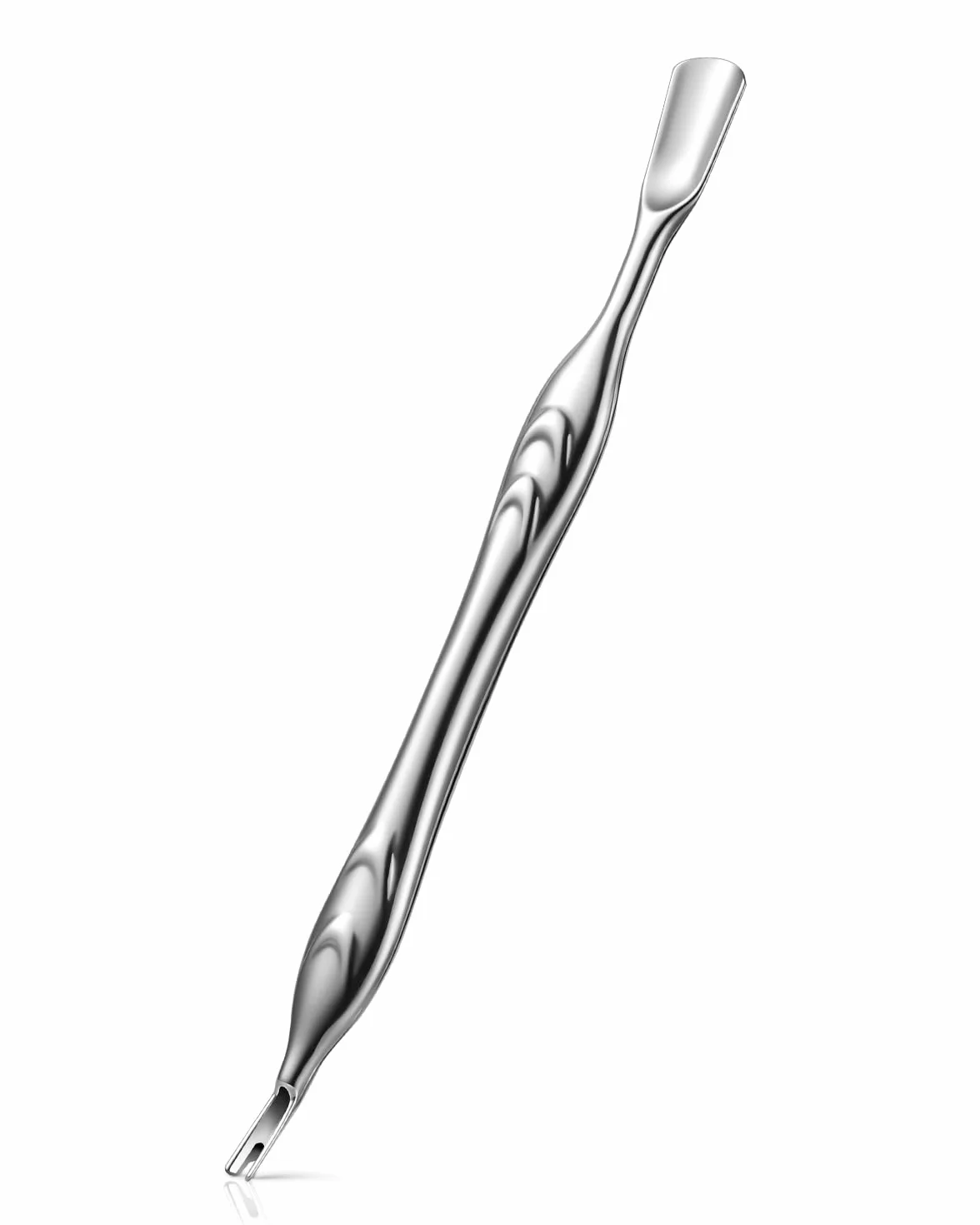 FERYES 2 in 1 Taglia Cuticole in Acciaio Inox per Manicure e Pedicure - Argento