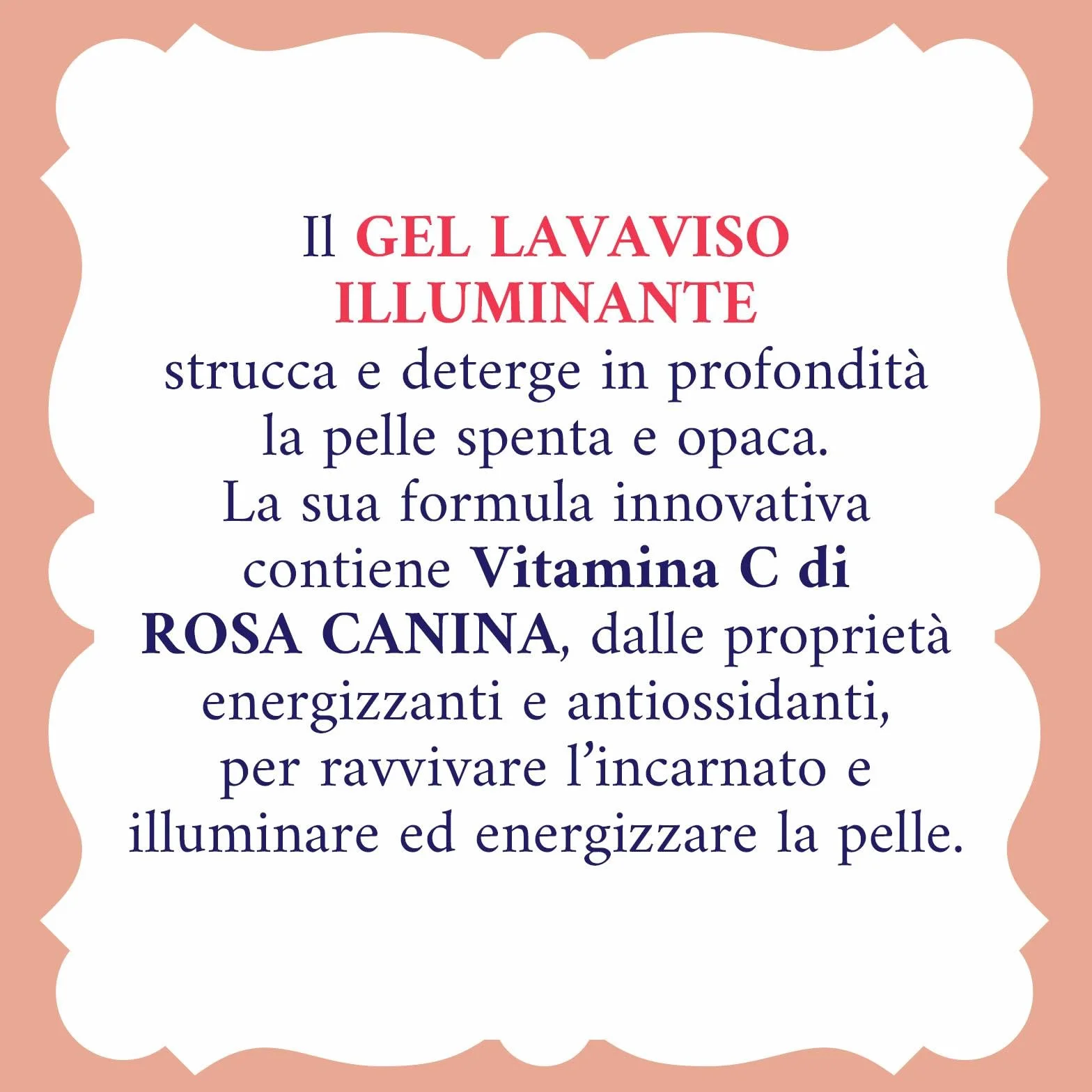 Acqua alle Rose, Gel Lavaviso Illuminante con Vitamina C, Detergente Viso Illuminante per Pelli Spente e Opache, Uso Quotidiano, 200 ml