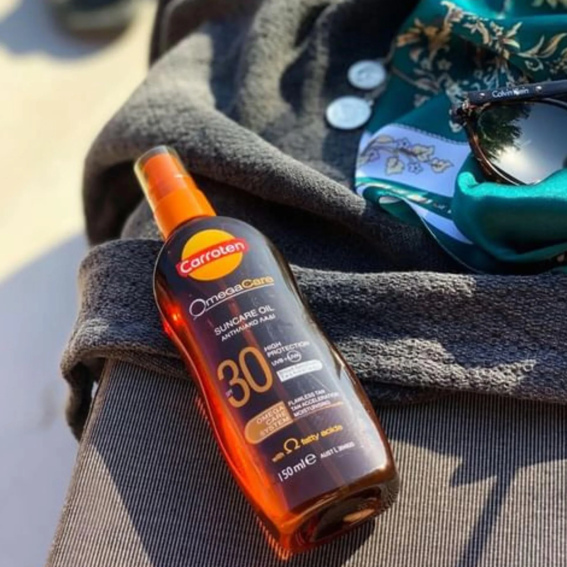 Carroten OmegaCare Tanning Oil SPF 30 150 ml Olio abbronzante spray con protezione solare