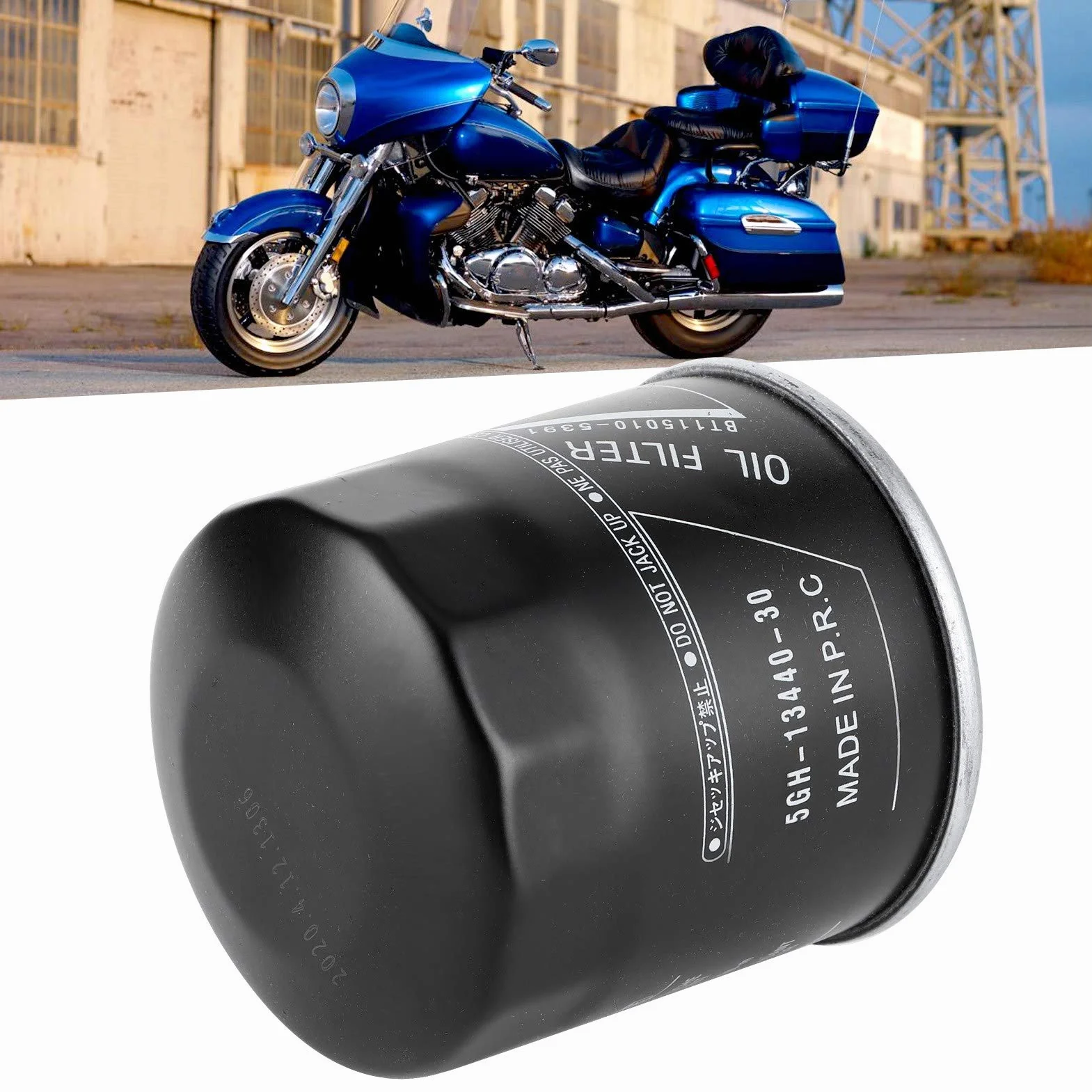 Gorgeri Filtro de aceite de motor 5GH-13440-30 para FZ1 Royal Star V-Max 1200 1700 YZF