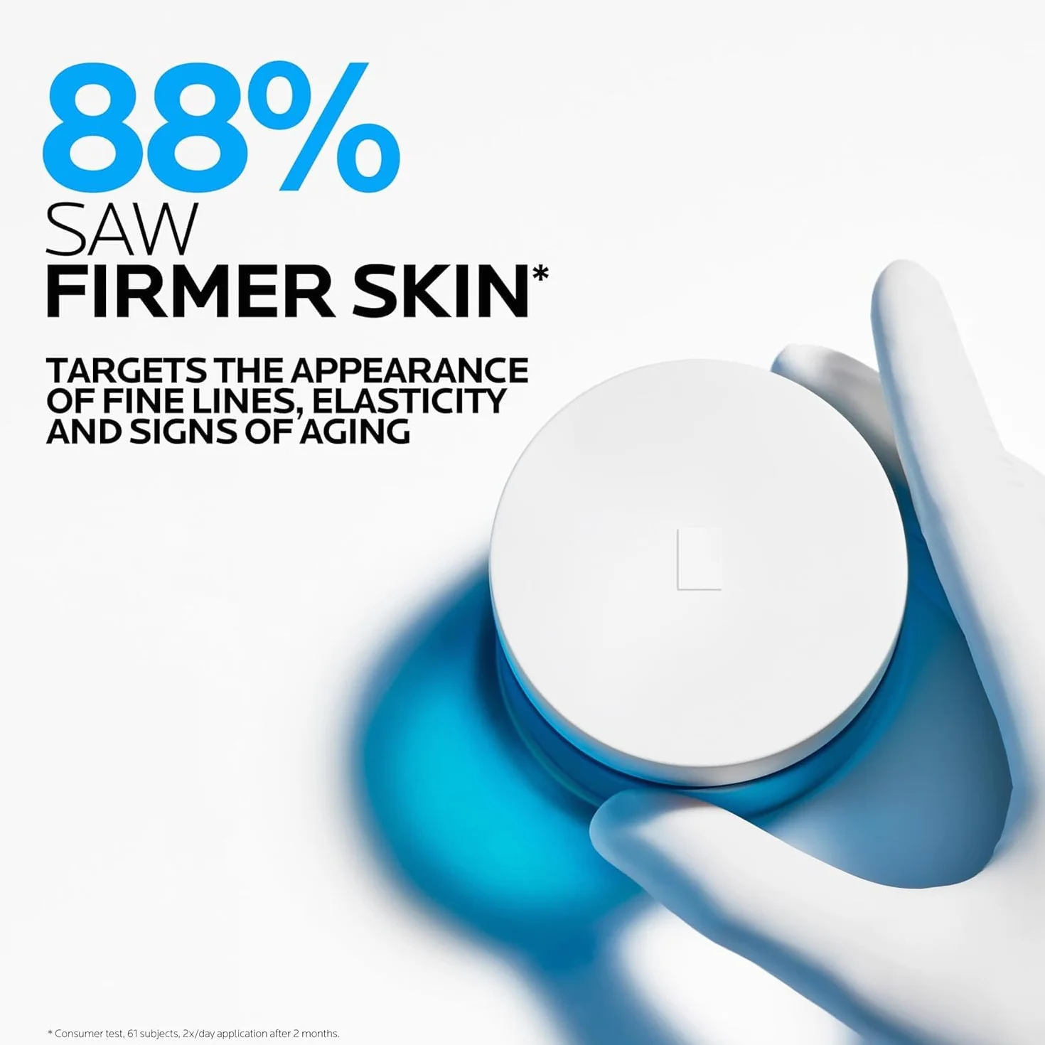 La Roche-Posay Hyalu B5, Crema Anti-Rughe Rassodante, Azione Levigante e Rimpolpante, Rughe e Linee Sottili Ridotte, Con 3 Tipi di Acido Ialuronico e Vitamina B5, 50 ml