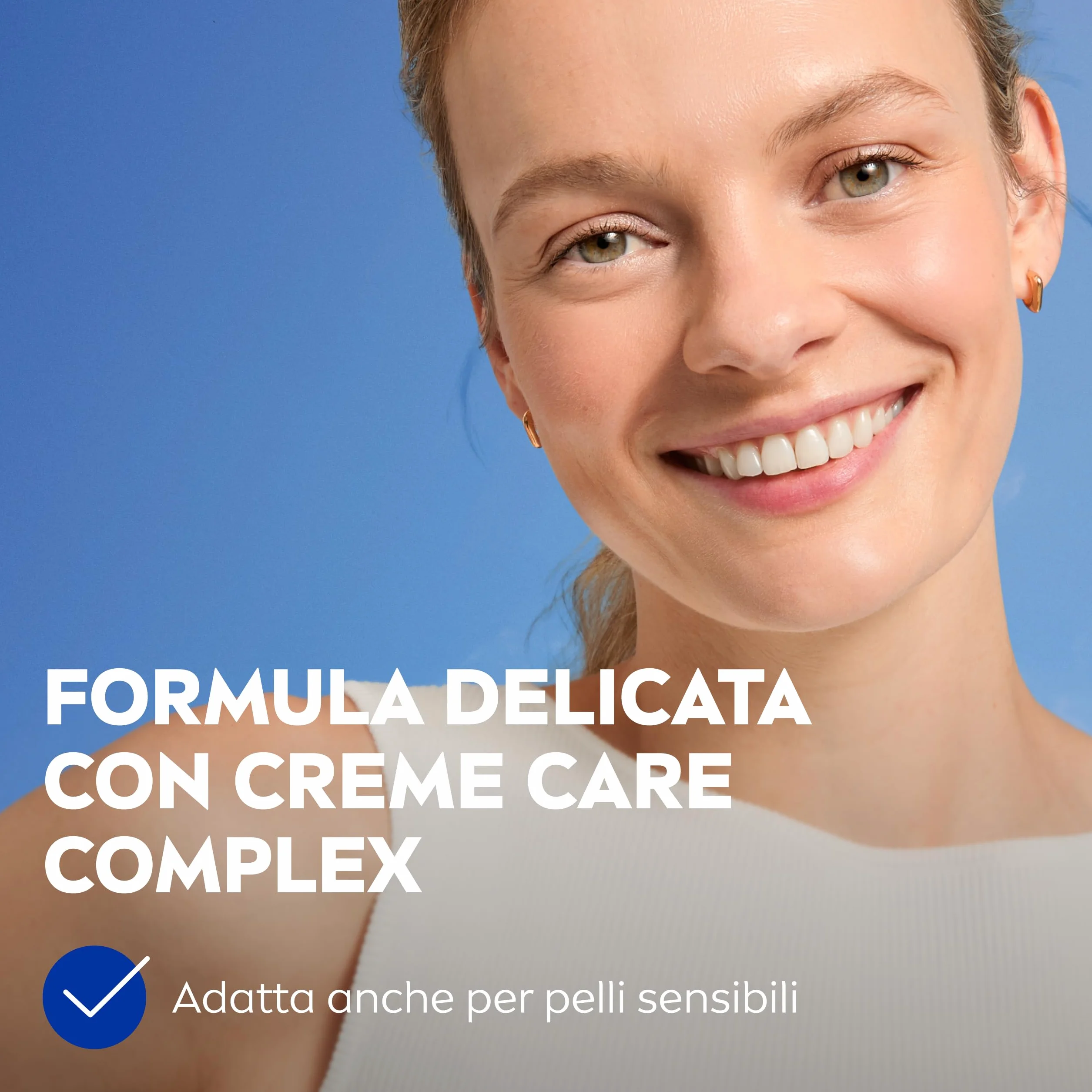 NIVEA Salviettine Struccanti Creme Care 25 Pezzi, Struccante viso e occhi e labbra per trucco waterproof, Con Pro-Vitamina B5 e Idramina, Detergente viso nutriente per tutti i tipi di pelle