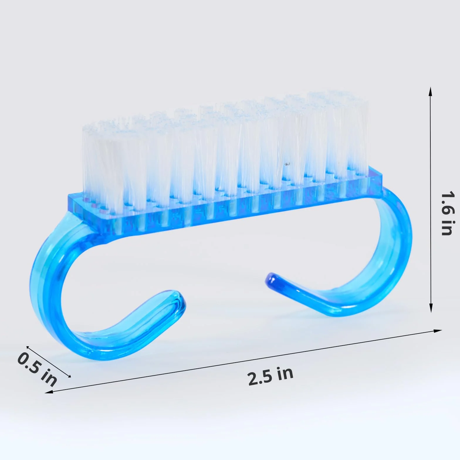 Cheerhom 4 Pezzi Spazzolino Unghie,con Manico in Plastica per Pulire le Dita