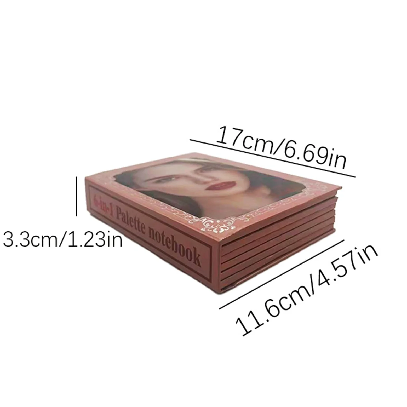 Palette Per Trucco A Libro Multicolore 6 | Trucco Viso Blush Contour Palette Per Principianti Donne Ragazze Uso Quotidiano Matrimonio Viaggio Festa Compleanno Natale