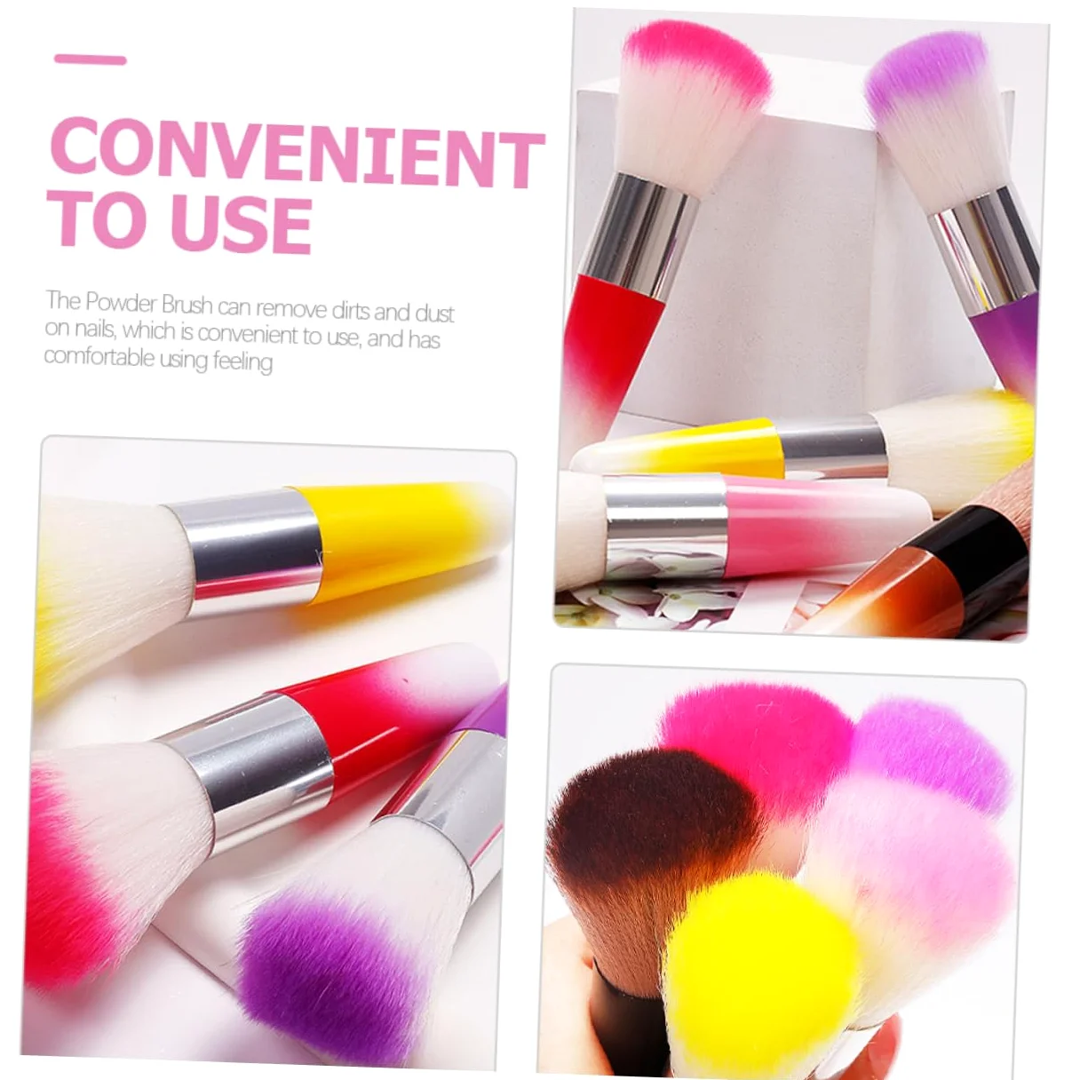 MAGICLULU 20 Pz pennello per manicure pennello per fard strumenti per unghie pennello acrilico spazzola per pulire le unghie spazzola per unghie domestico dipingere fondazione