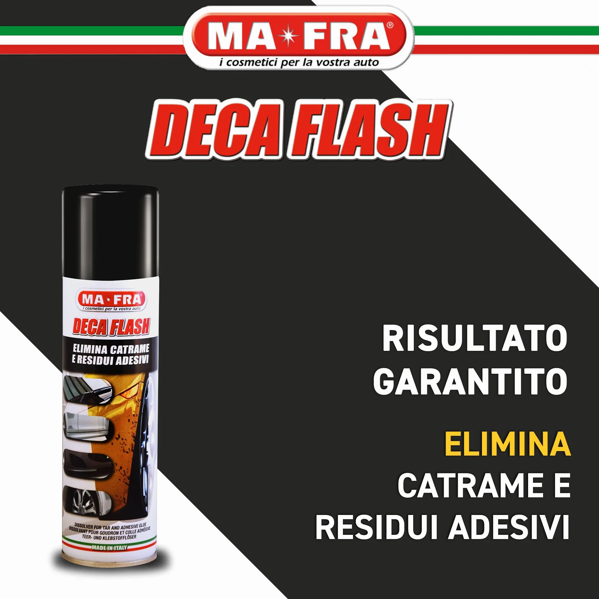 MAFRA Deca Flash 250 ml Usuwanie Catramu Kleju i Resztki Adhezyjne z Karoserii i Szyb Samochodowych