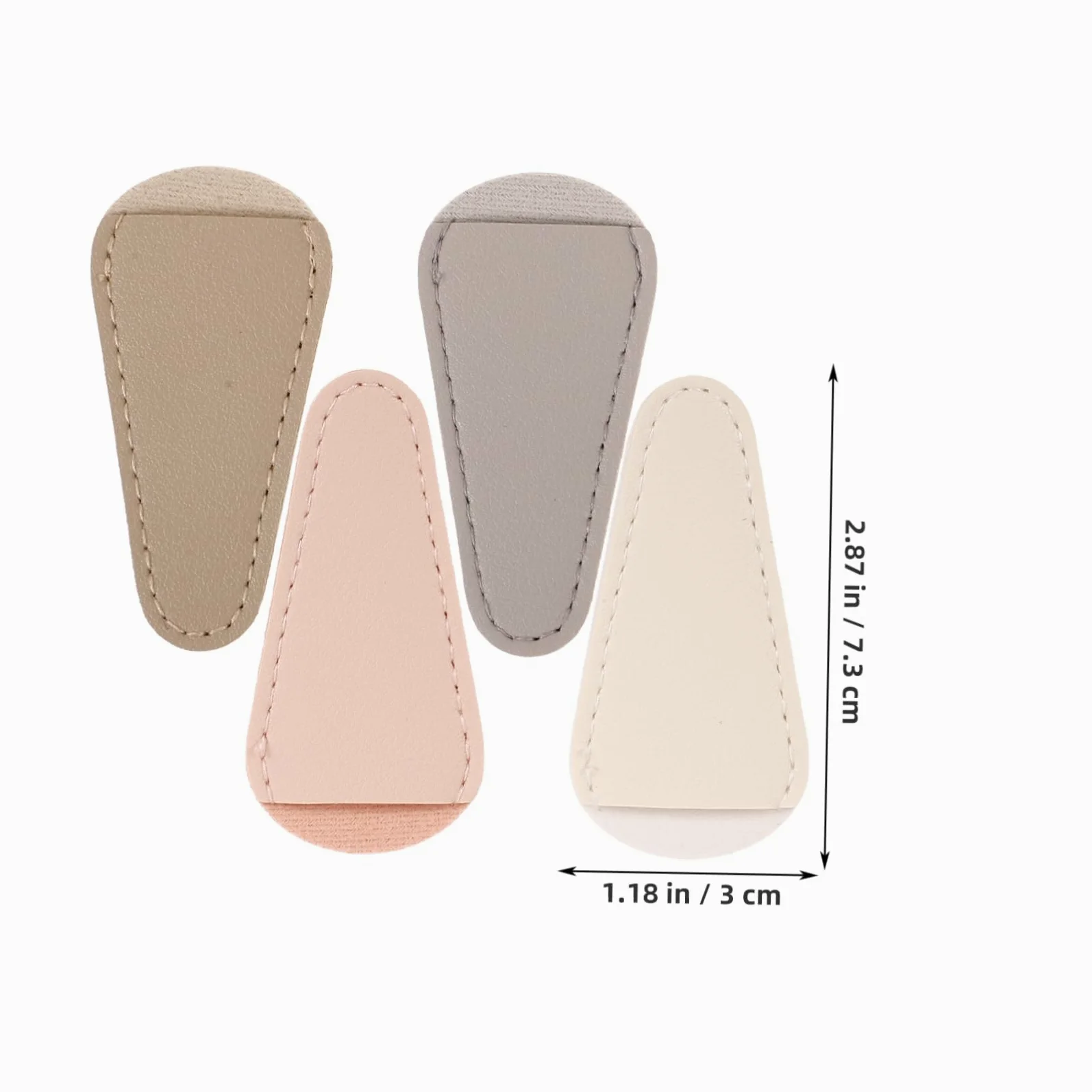 VALICLUD 5 Set Kit Manicure Manica Della Cuticola Pro Unghia Trimper Cuttola Nipper Toelettatura Copertura Delle Pinzette Per Cuticole Per Manicure Pelle Sintetica 4 Pezzi*5
