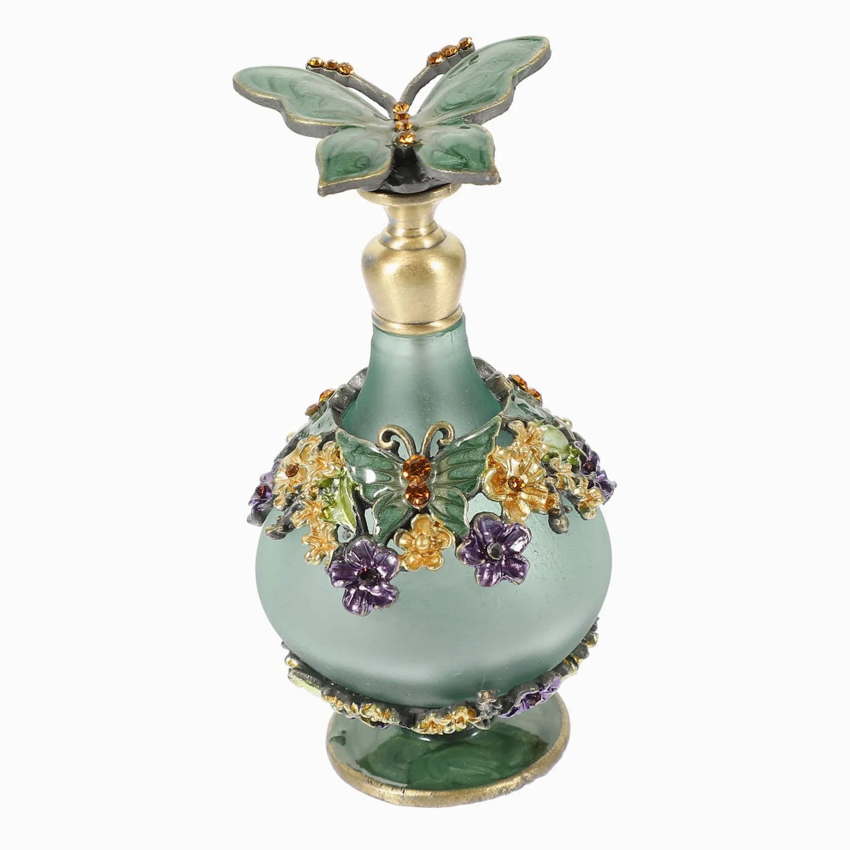 DECHOUS Bottiglia di Profumo Ricaricabile in Vetro da 23ml Chiusura Ermetica, Stile Vintage e Facile da Trasportare, per Viaggi e Uso Quotidiano