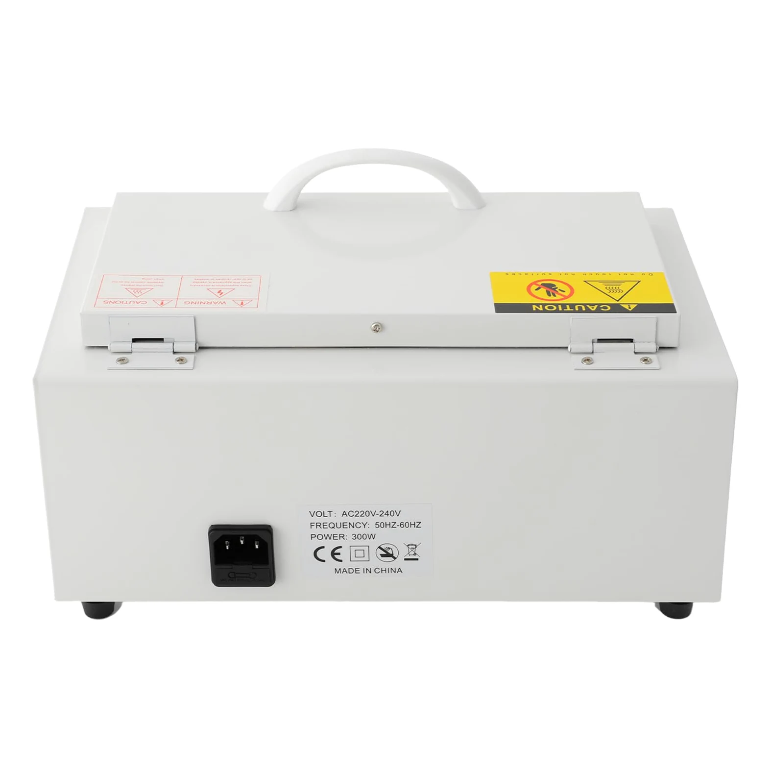 200 °C a vapore autoclave sterilizzatore per tatuaggi, sterilizzatore di temperatura ad alta temperatura, in metallo, con timer, manicure, chiodo per salone, strumenti per capelli, 300 W