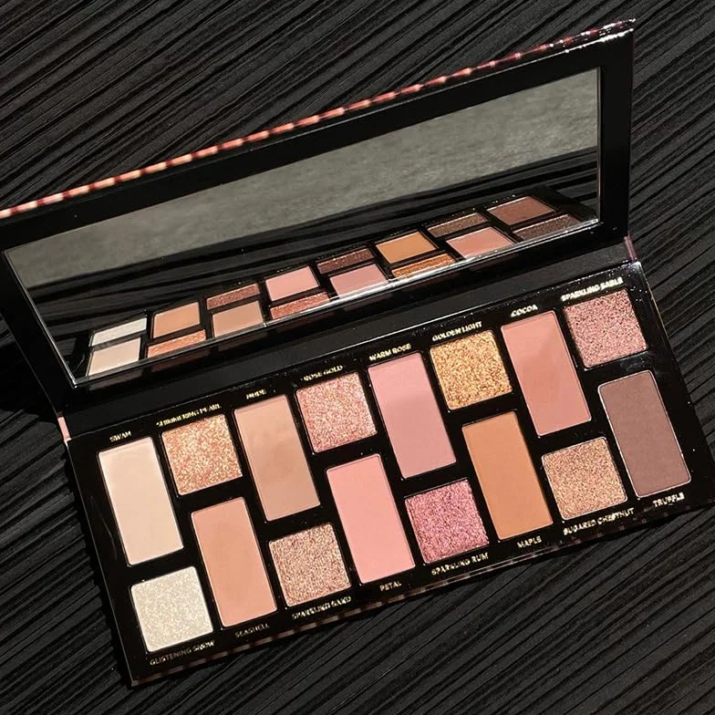 Palette di ombretti long lasting opachi e glitter miscelabili truccolo multi-uso per occhi viso Kit regalo cosmetici portatile principianti professionisti